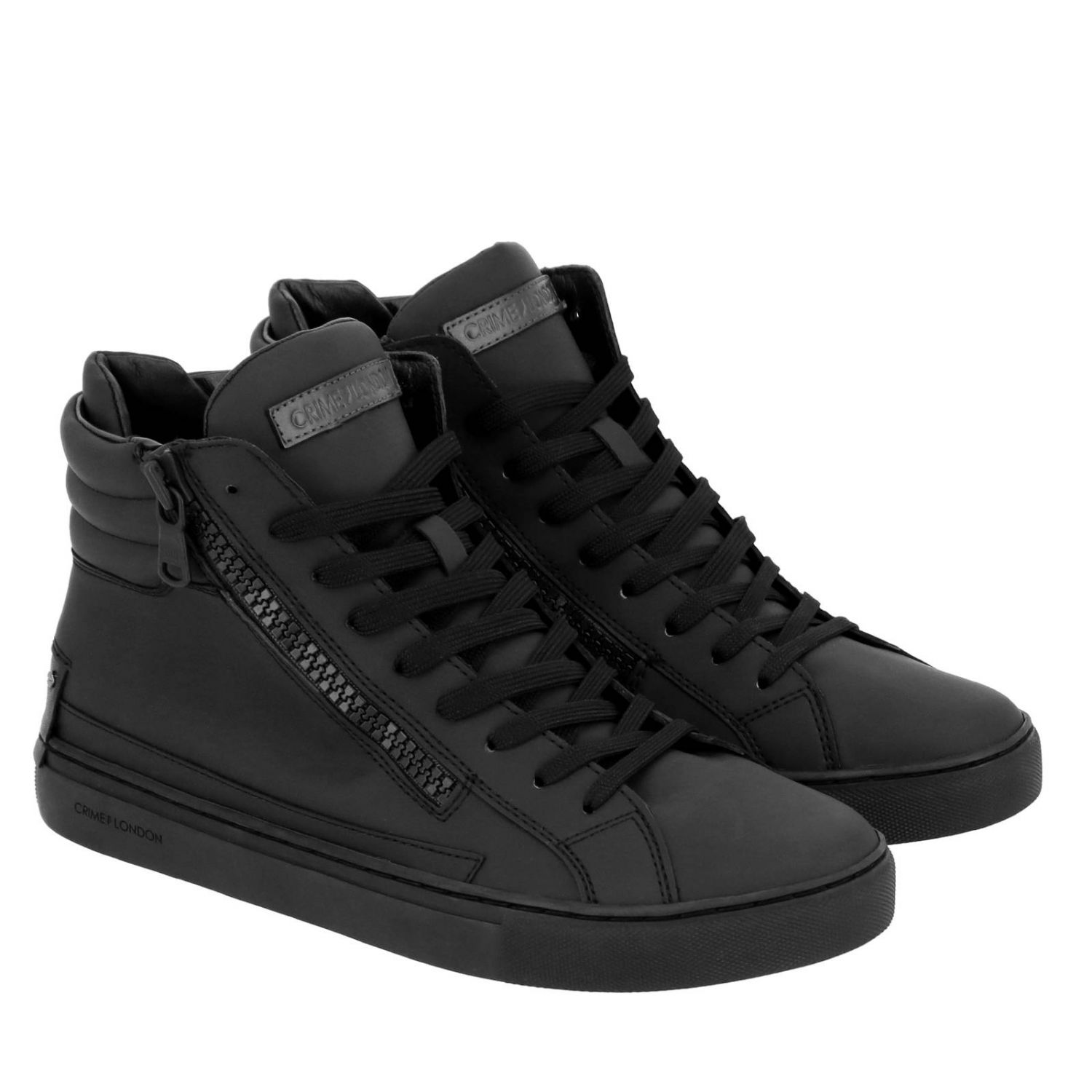 Crime London Outlet: Shoes men - Black | Sneakers Crime London 11320AA1 ...