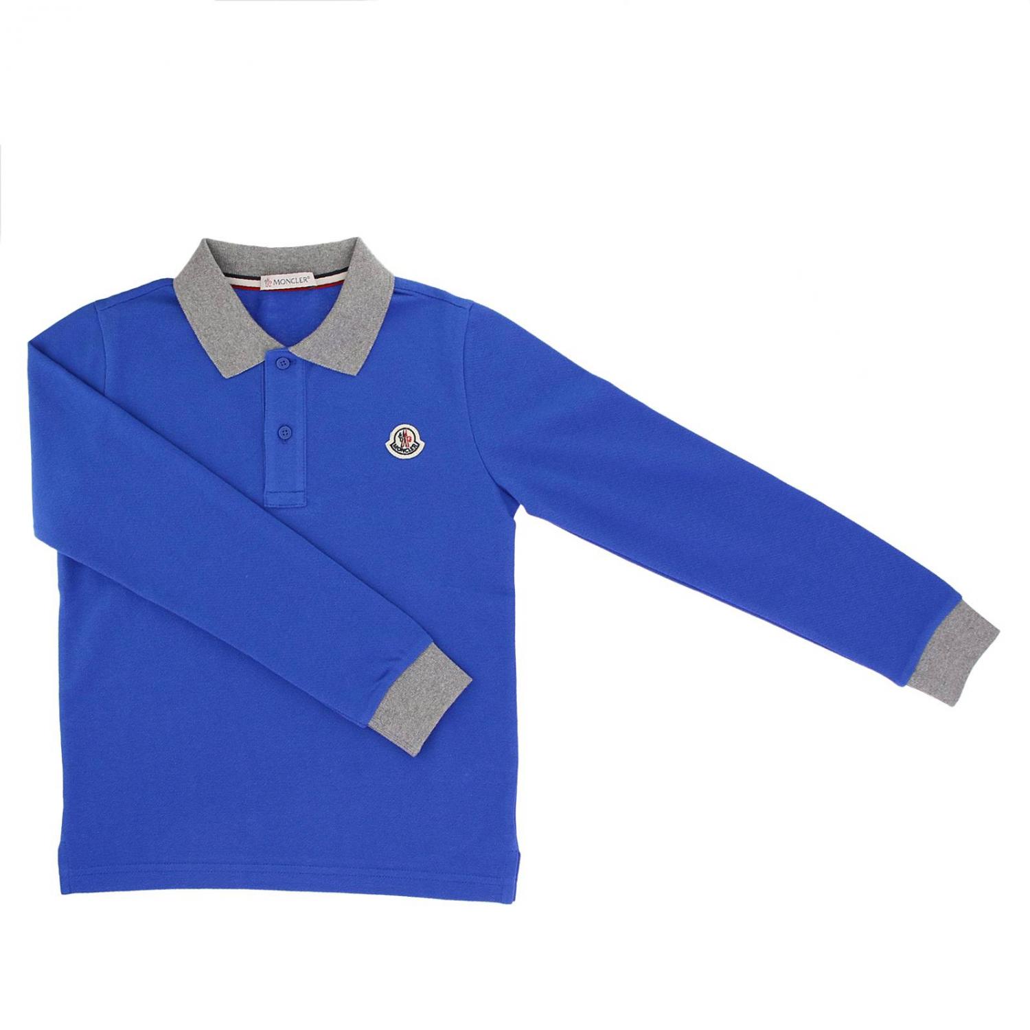 royal blue moncler shirt