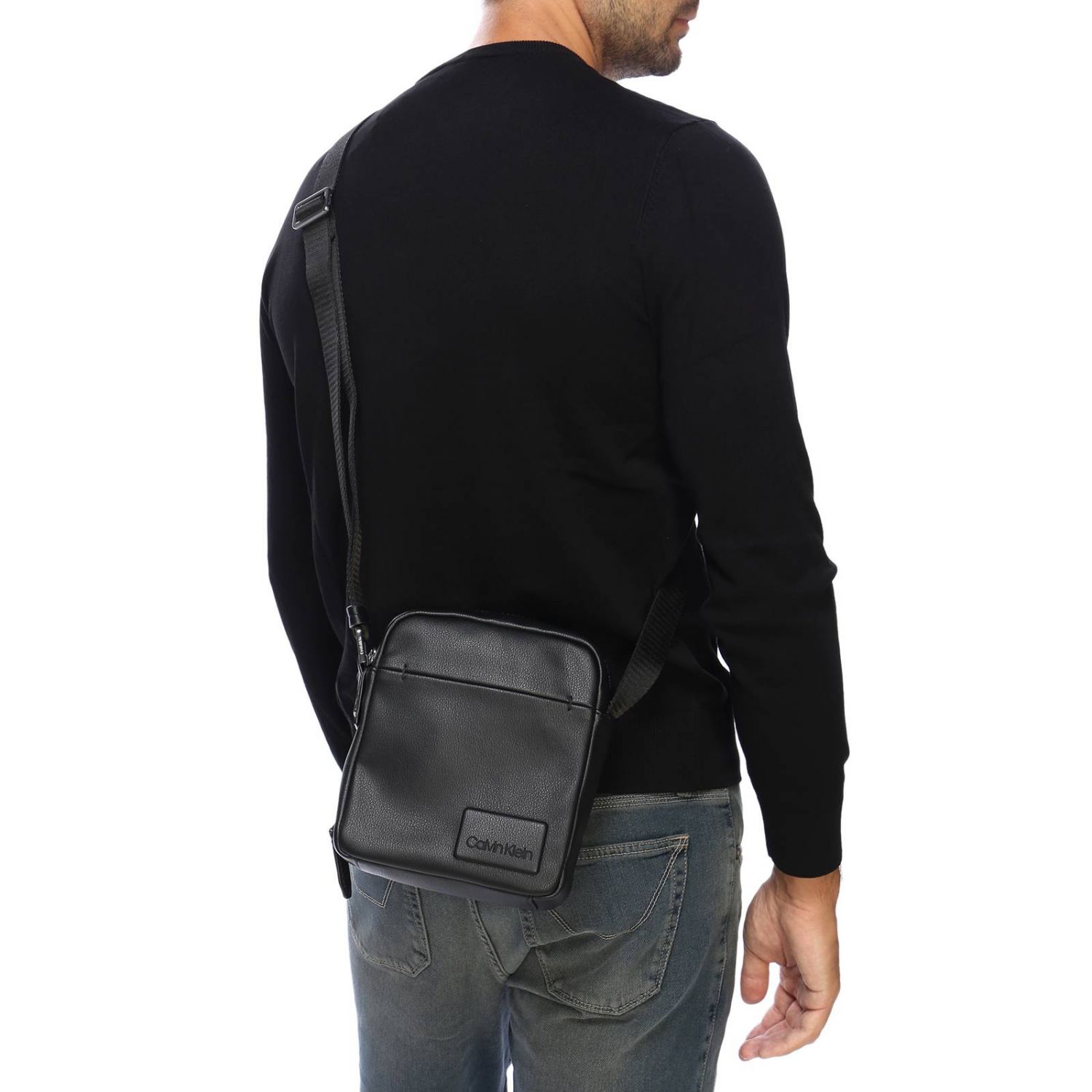 Calvin Klein Outlet: Bags men - Black | Shoulder Bag Calvin Klein ...