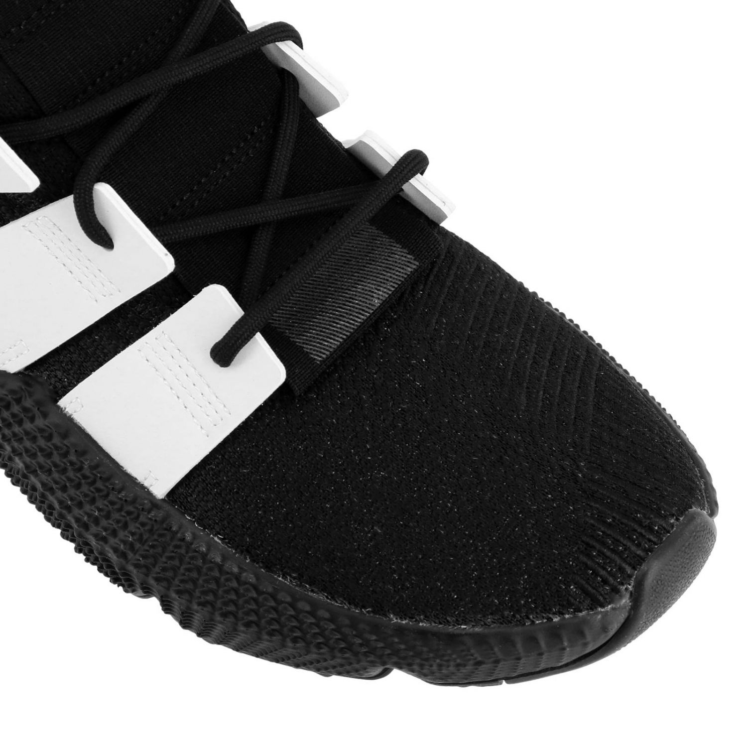 Adidas Originals Outlet: Sneakers Prophere running slip on in mesh tecnico  - Nero | Sneakers Adidas Originals B37462 GIGLIO.COM