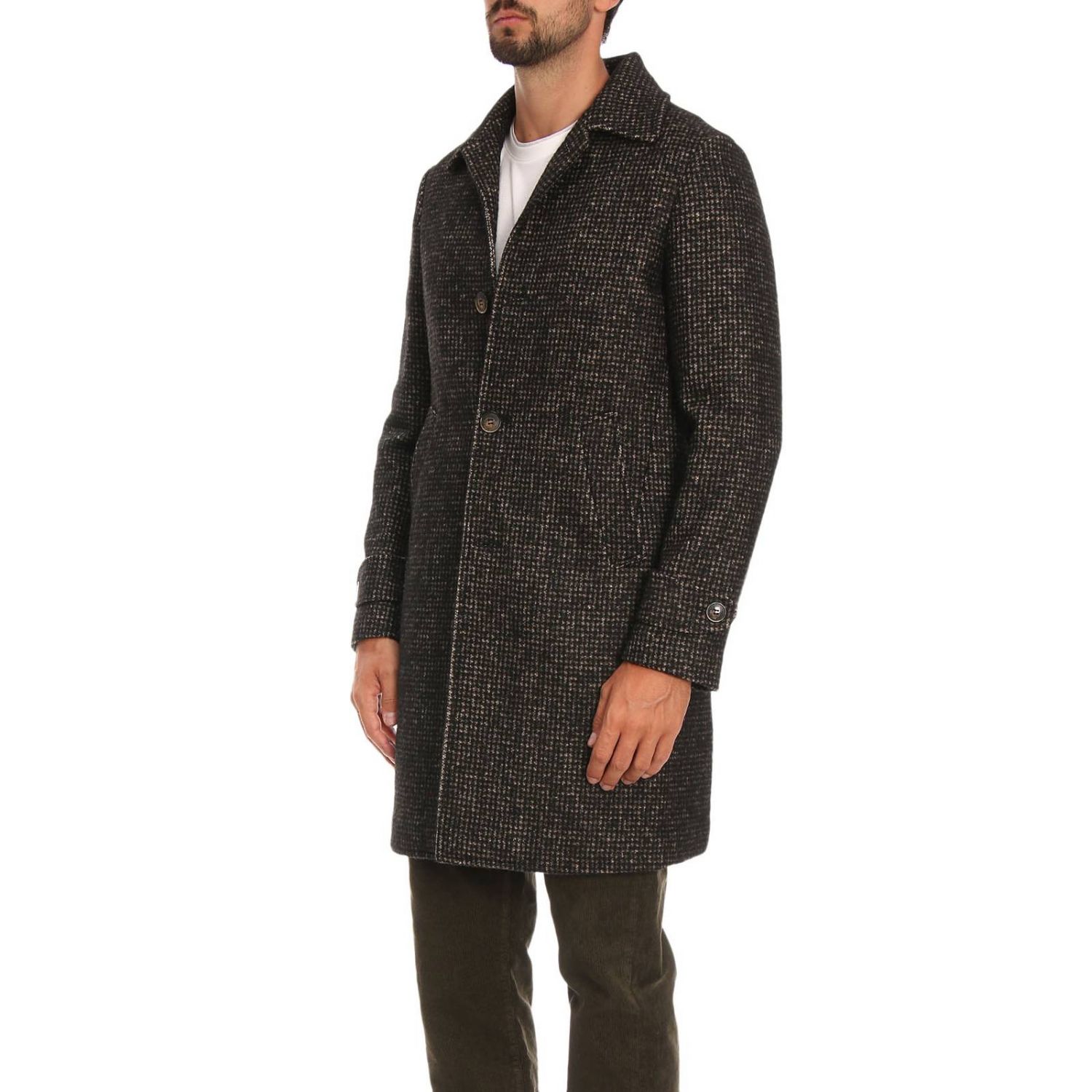 Eleventy Outlet: Coat men | Coat Eleventy Men Charcoal | Coat Eleventy ...