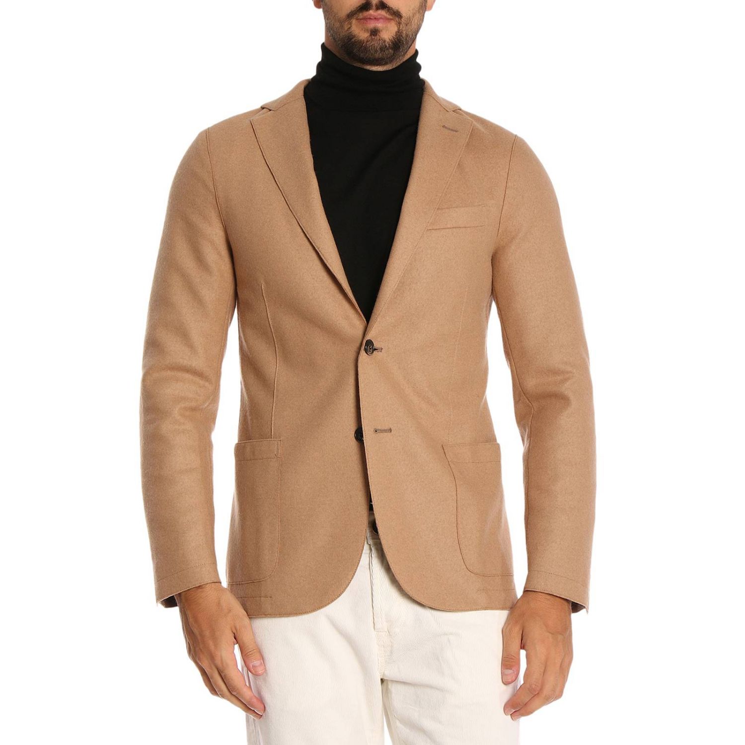 Eleventy Outlet: Blazer men | Blazer Eleventy Men Camel | Blazer ...