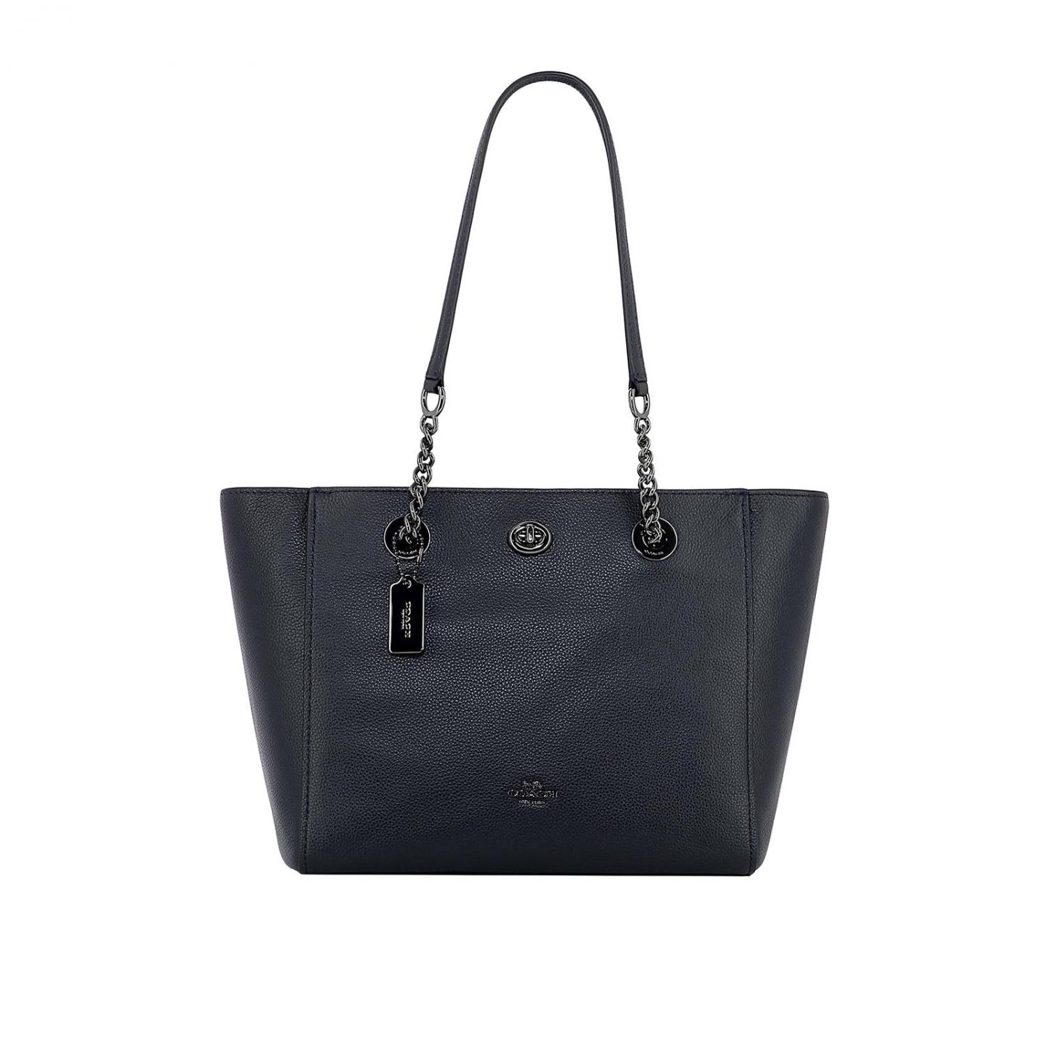 Coach Outlet shoulder bag for woman Blue Coach shoulder bag 57107