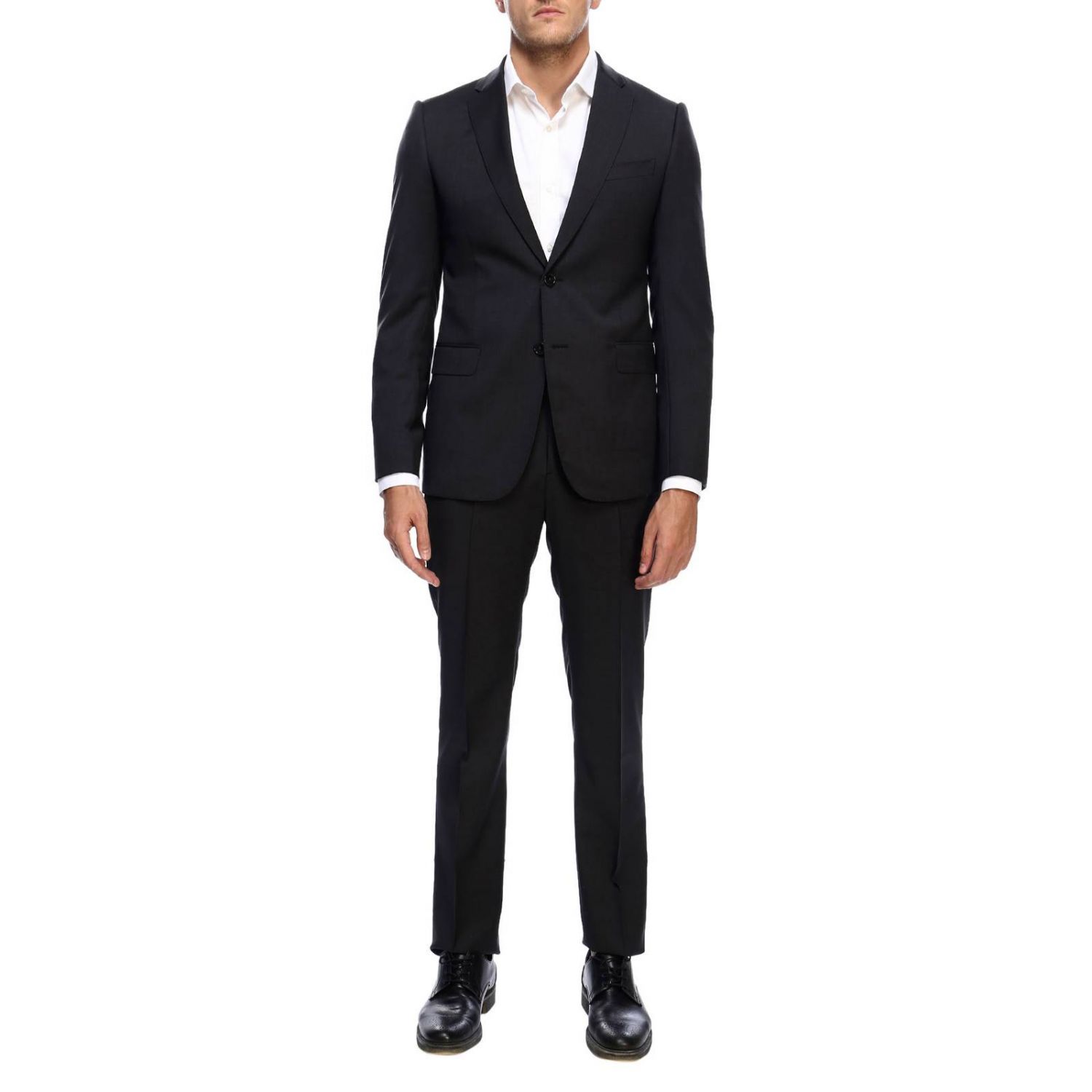 Emporio Armani Outlet: Suit men | Suit Emporio Armani Men Charcoal ...