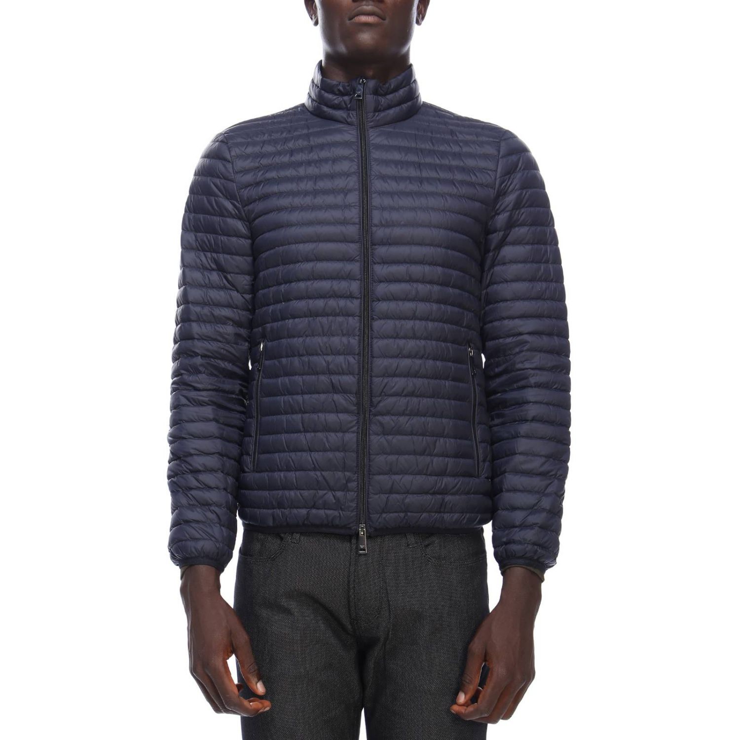 Emporio Armani Outlet: Jacket men - Blue | Jacket Emporio Armani 8N1B72 ...