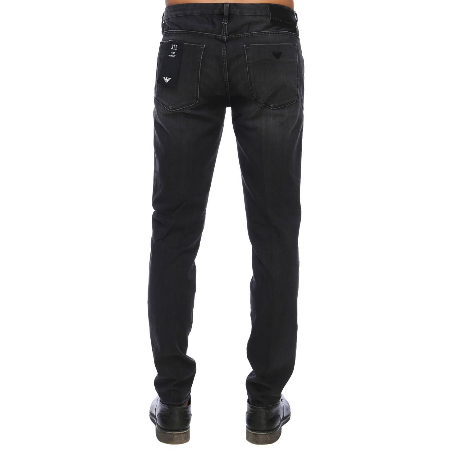Emporio Armani Outlet: Jeans men - Black | Jeans Emporio Armani 6Z1J11 ...