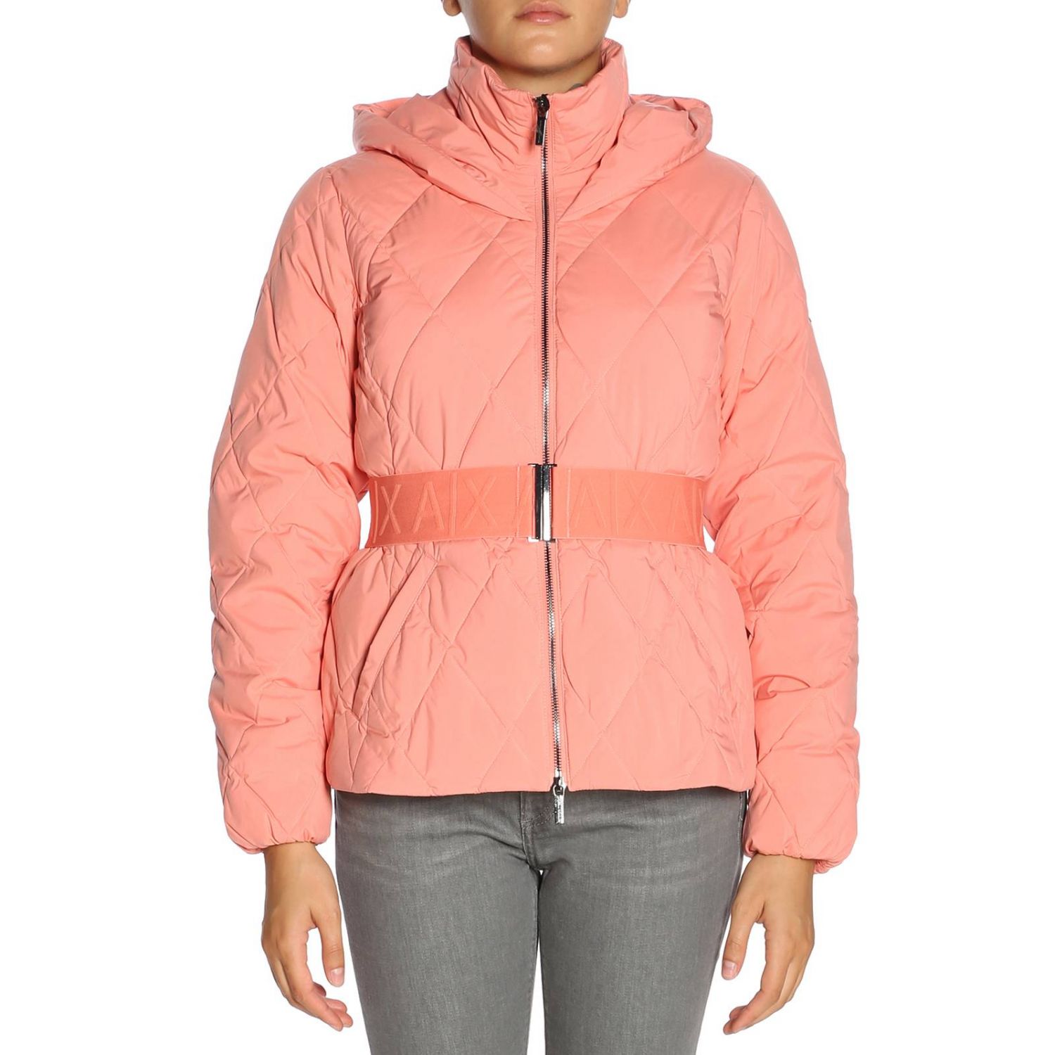 armani exchange pink jacket