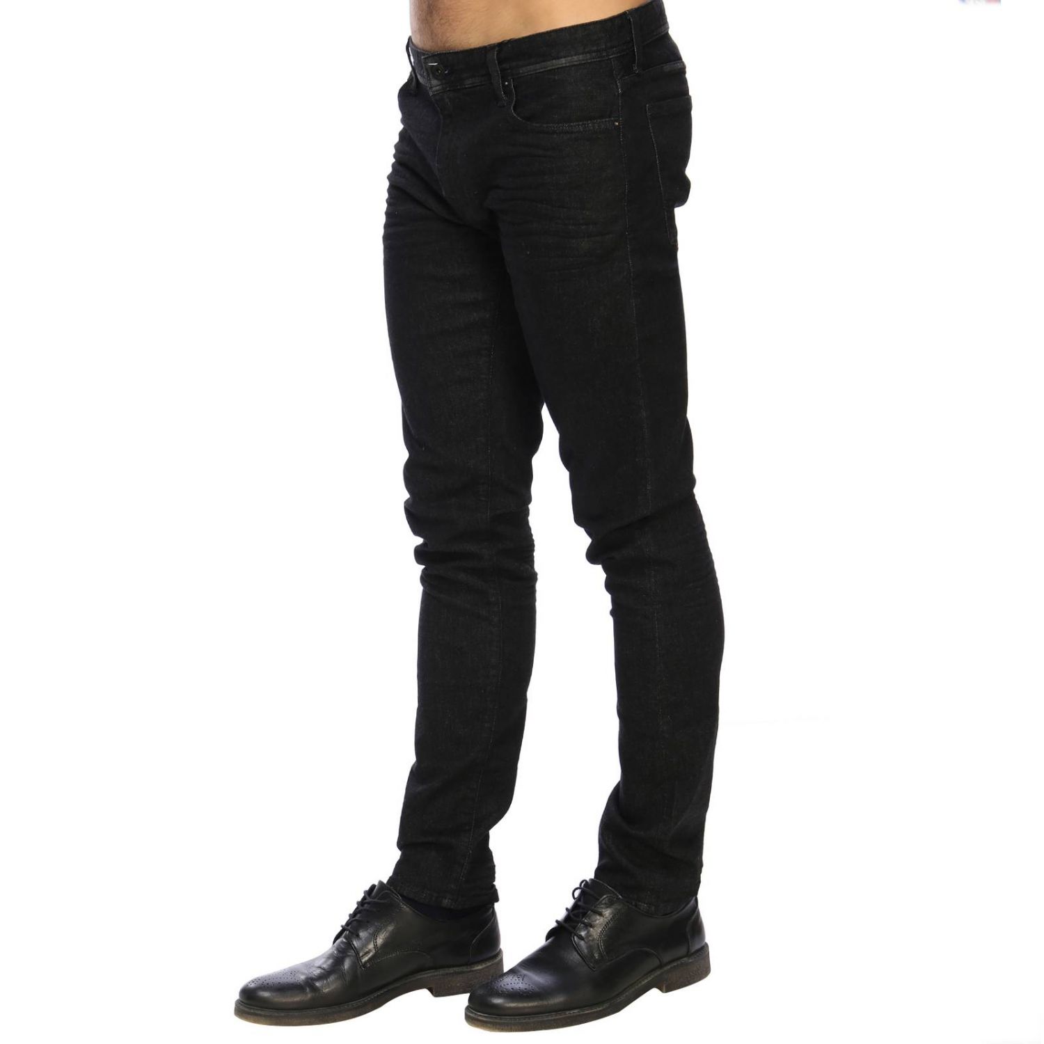 armani exchange jeans black