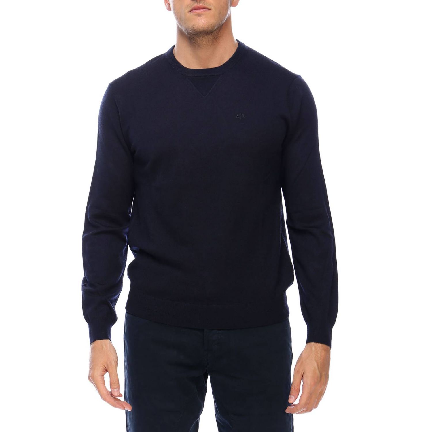 Sweater men Armani Exchange | Sweater Armani Exchange Men Blue ...