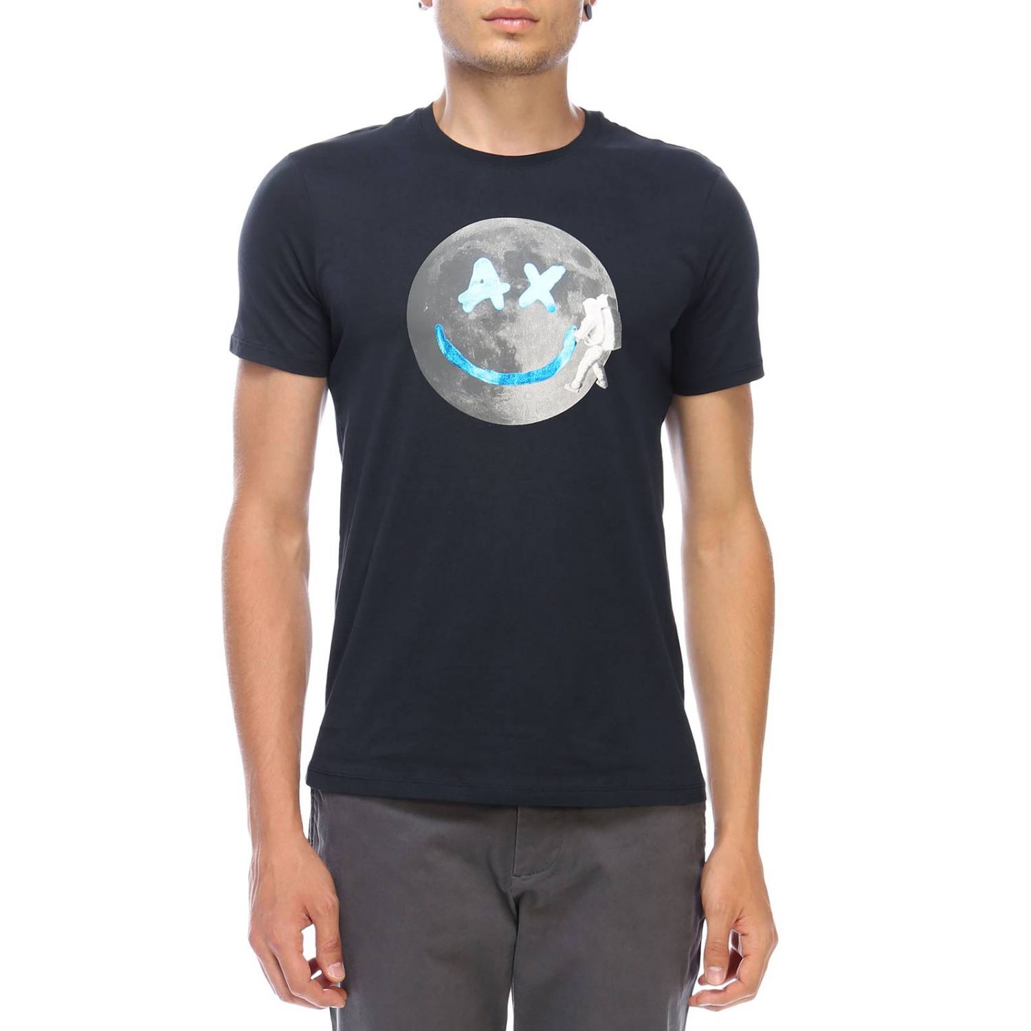 armani exchange t shirt blue