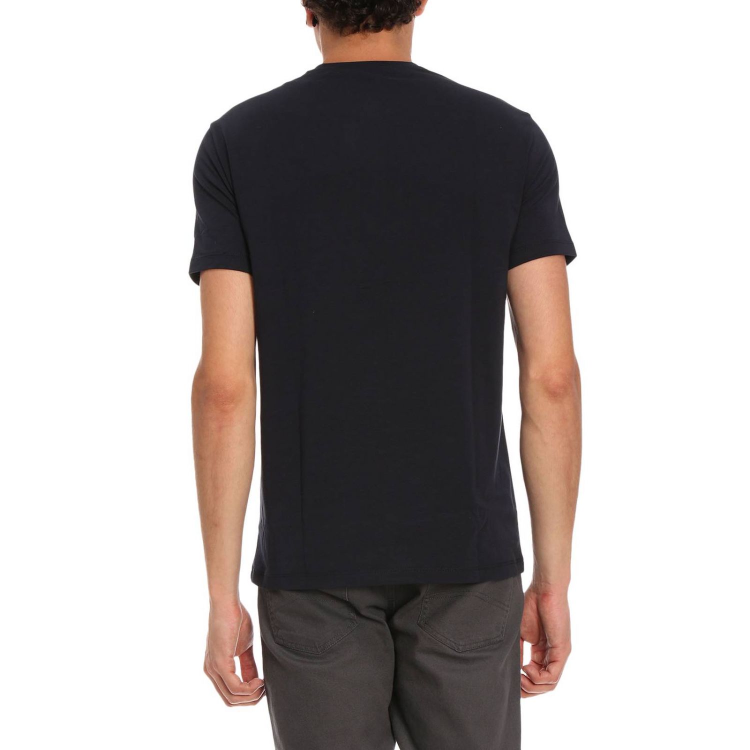 Armani Exchange Outlet: T-shirt men - Blue | T-Shirt Armani Exchange ...