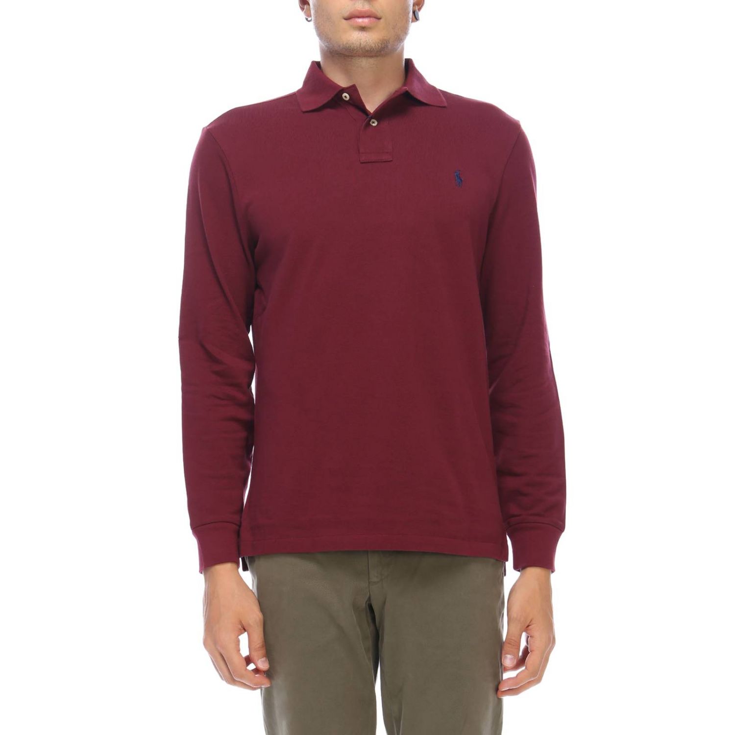 mens burgundy ralph lauren shirt