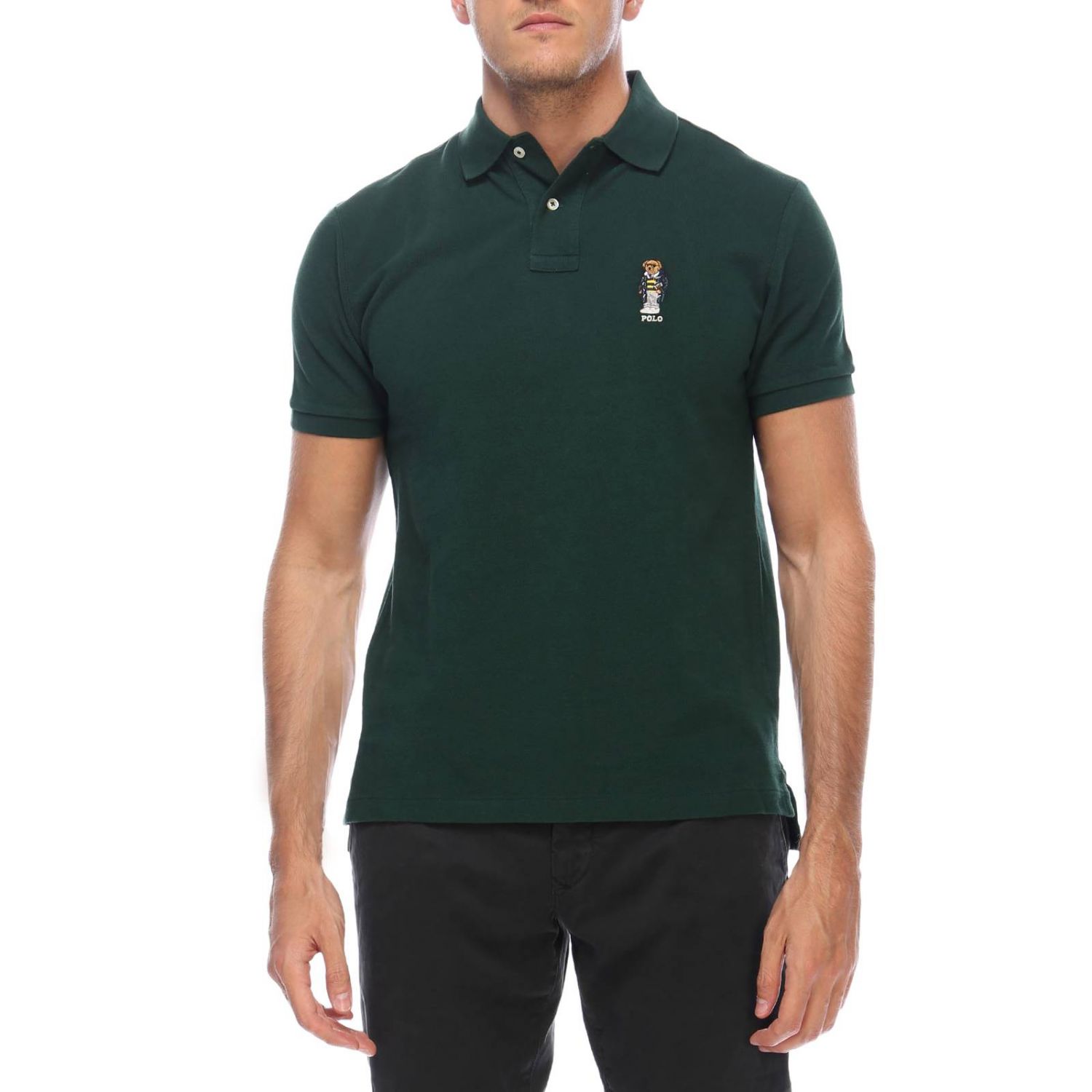 Polo Ralph Lauren Outlet: T-shirt men - Green | T-Shirt Polo Ralph ...