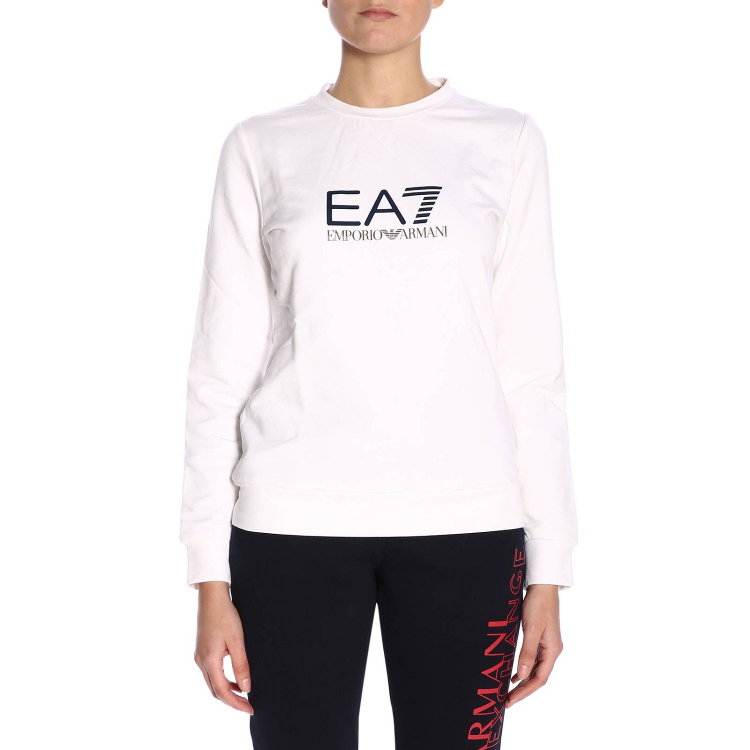 ea7 jumper white