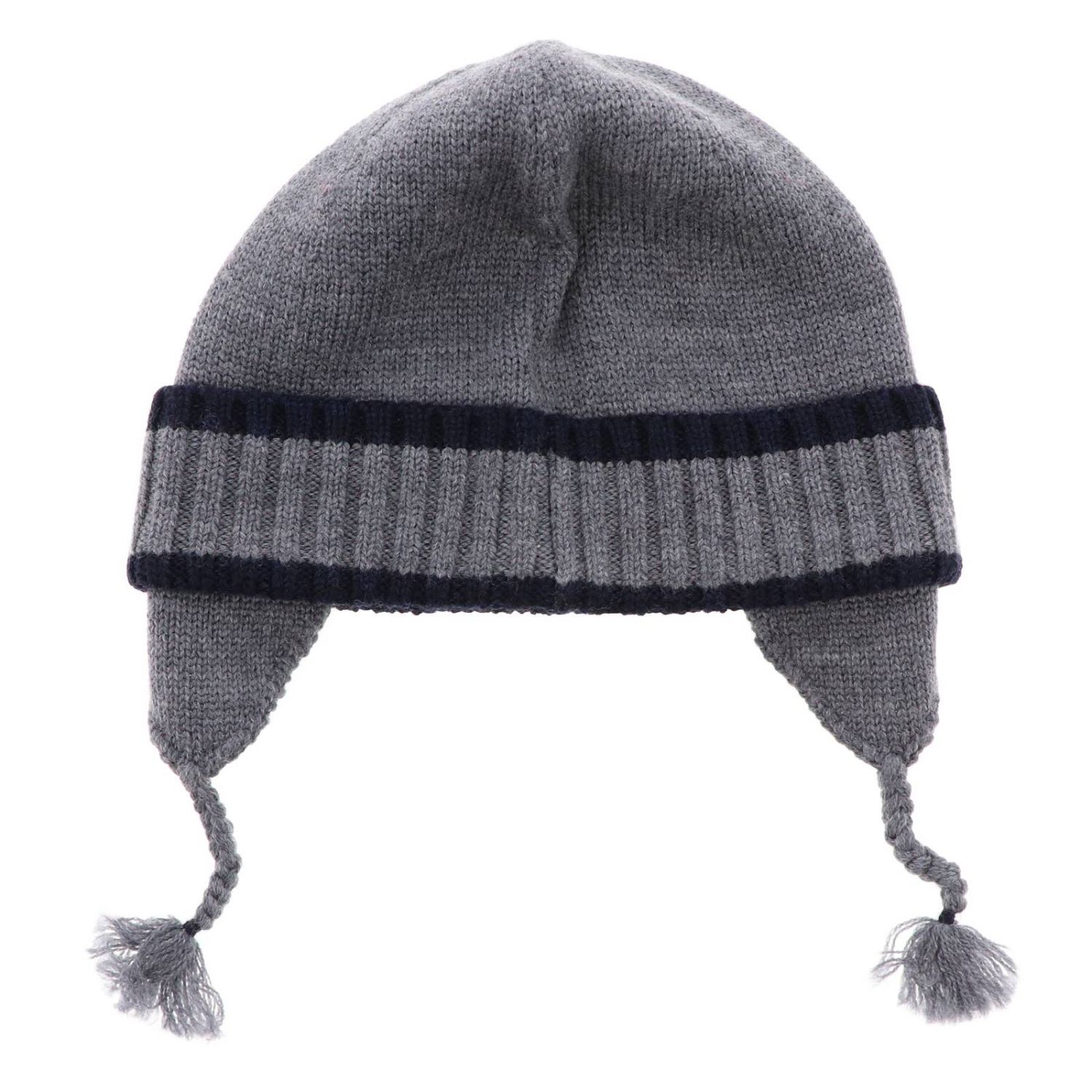 Polo Ralph Lauren Toddler Outlet: Cappello a berretto in in pura lana con  paraorecchie e logo ricamato - Grigio | Cappello Bambino Polo Ralph Lauren  Toddler 321702972 GIGLIO.COM