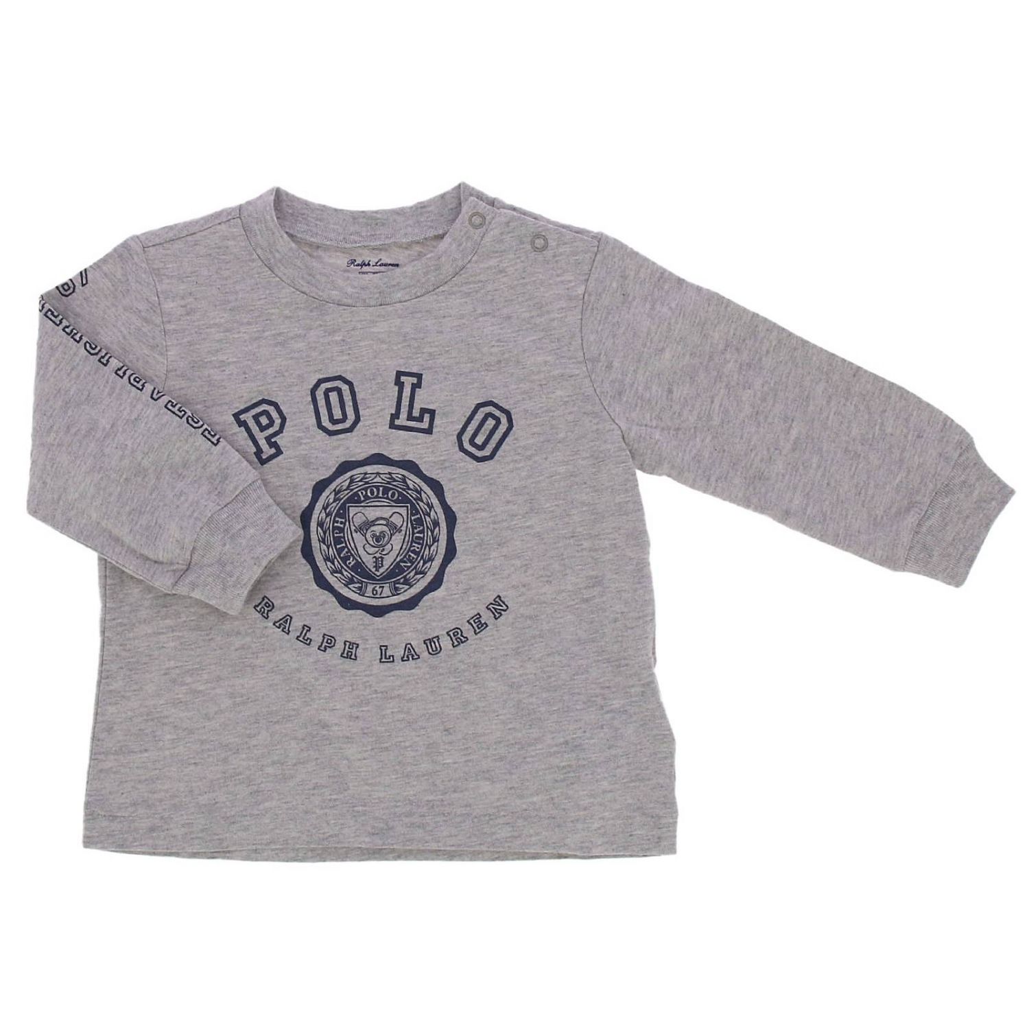 Polo Ralph Lauren Infant Outlet Tshirt kids Grey TShirt Polo