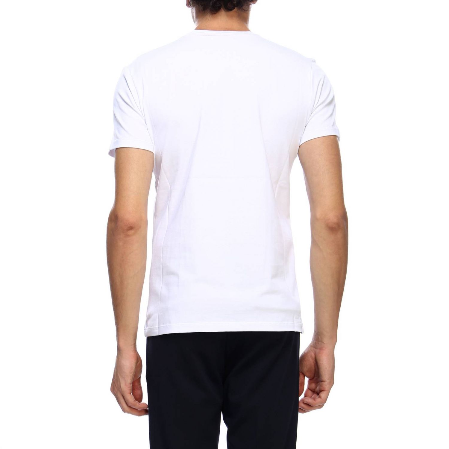 Paciotti 4Us Outlet: T-shirt men - White | T-Shirt Paciotti 4Us 1001 ...