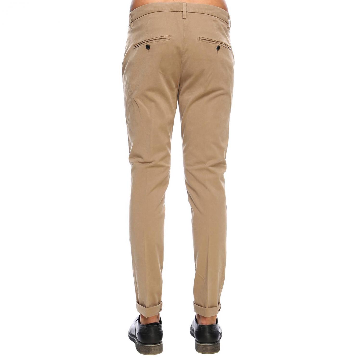 Dondup Outlet: Pantalón hombre - Beige | Pantalón Dondup UP235 GS0036  GIGLIO.COM