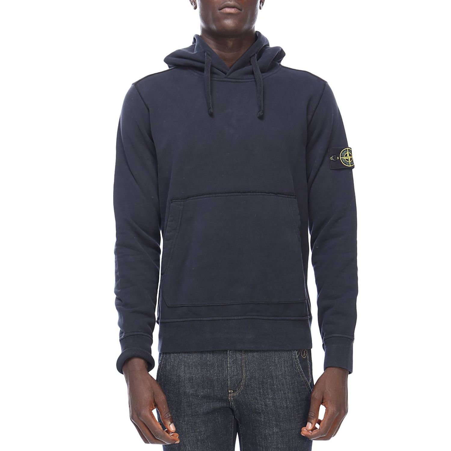 stone island blue grey sweatshirt