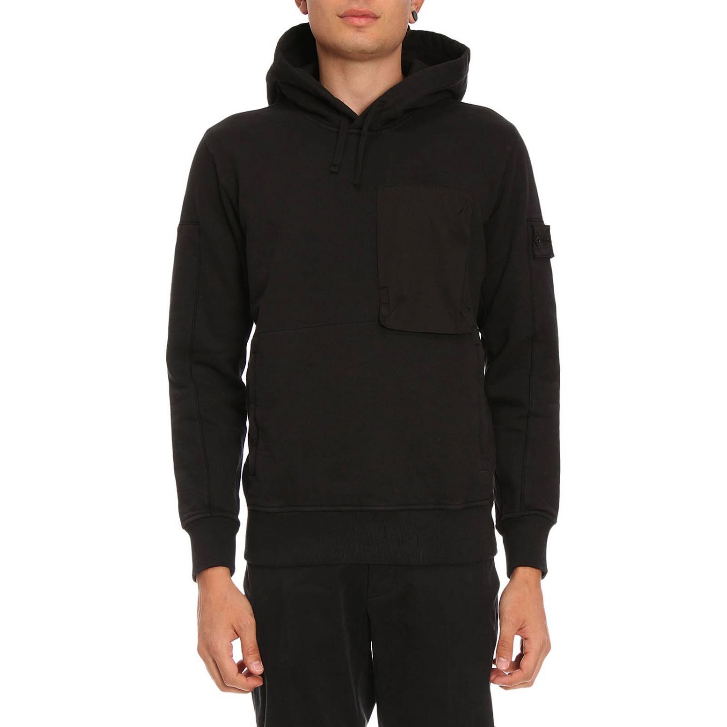 Stone Island Outlet: Sweater men - Black | Sweater Stone Island 60207 ...