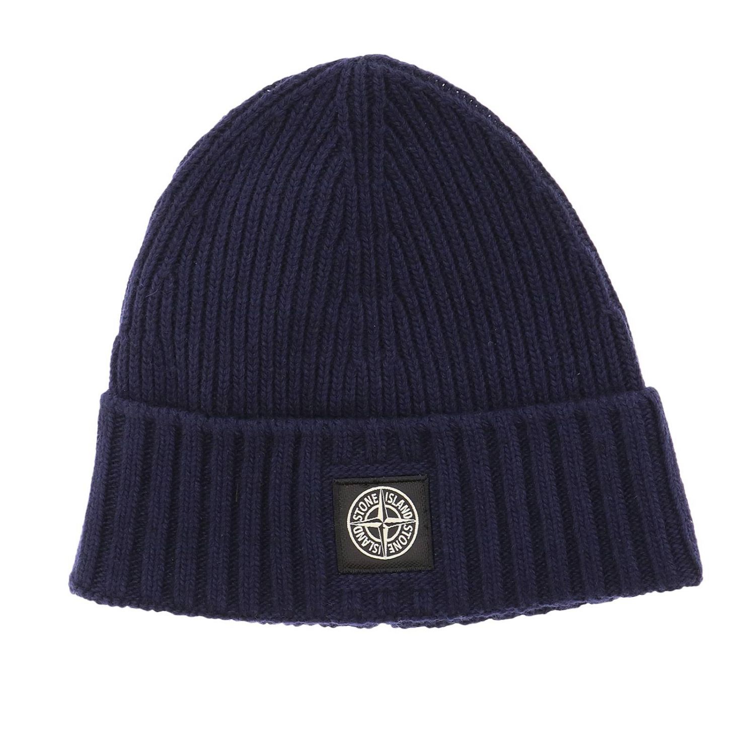 Stone Island Junior Outlet: hat for kids - Blue | Stone Island Junior ...
