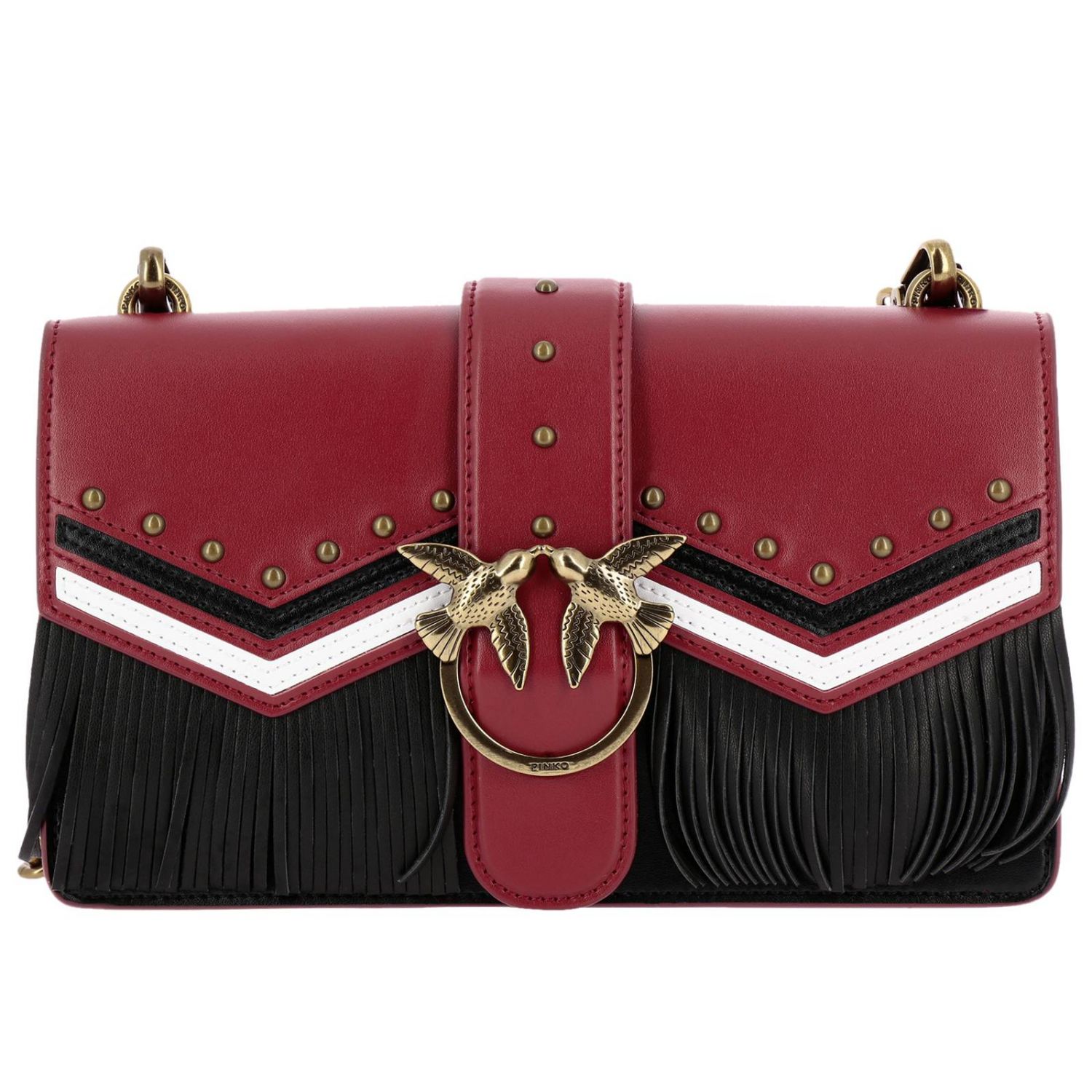 PINKO Shoulder bag women Red Crossbody Bags Pinko 1P2189Y51S LOVE