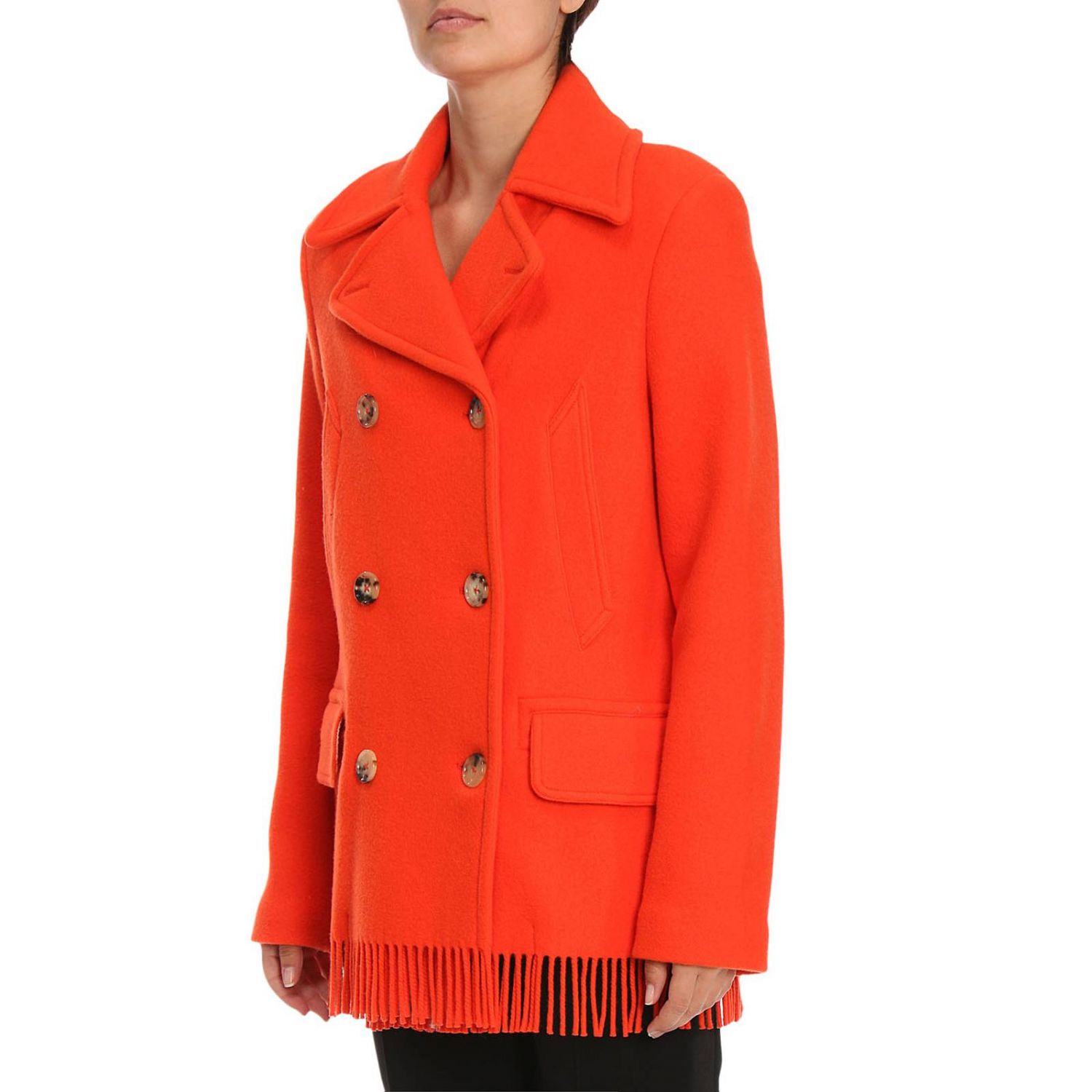 golden goose orange coat