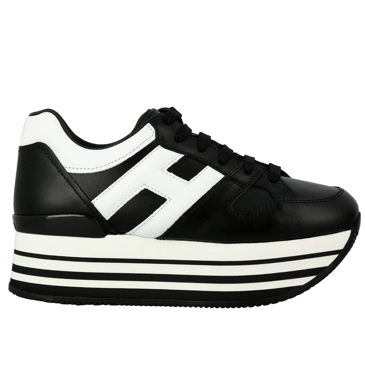Chaussures Hogan Baskets En Daim Noir - Taille US 10.5 / UK 9.5 - Fabriqué En Italie - Occasion Très Bon état
