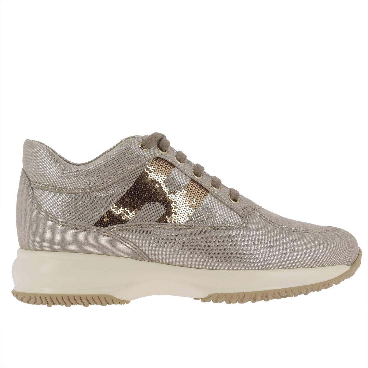 HOGAN: Shoes women | Sneakers Hogan Women Gold | Sneakers Hogan ...