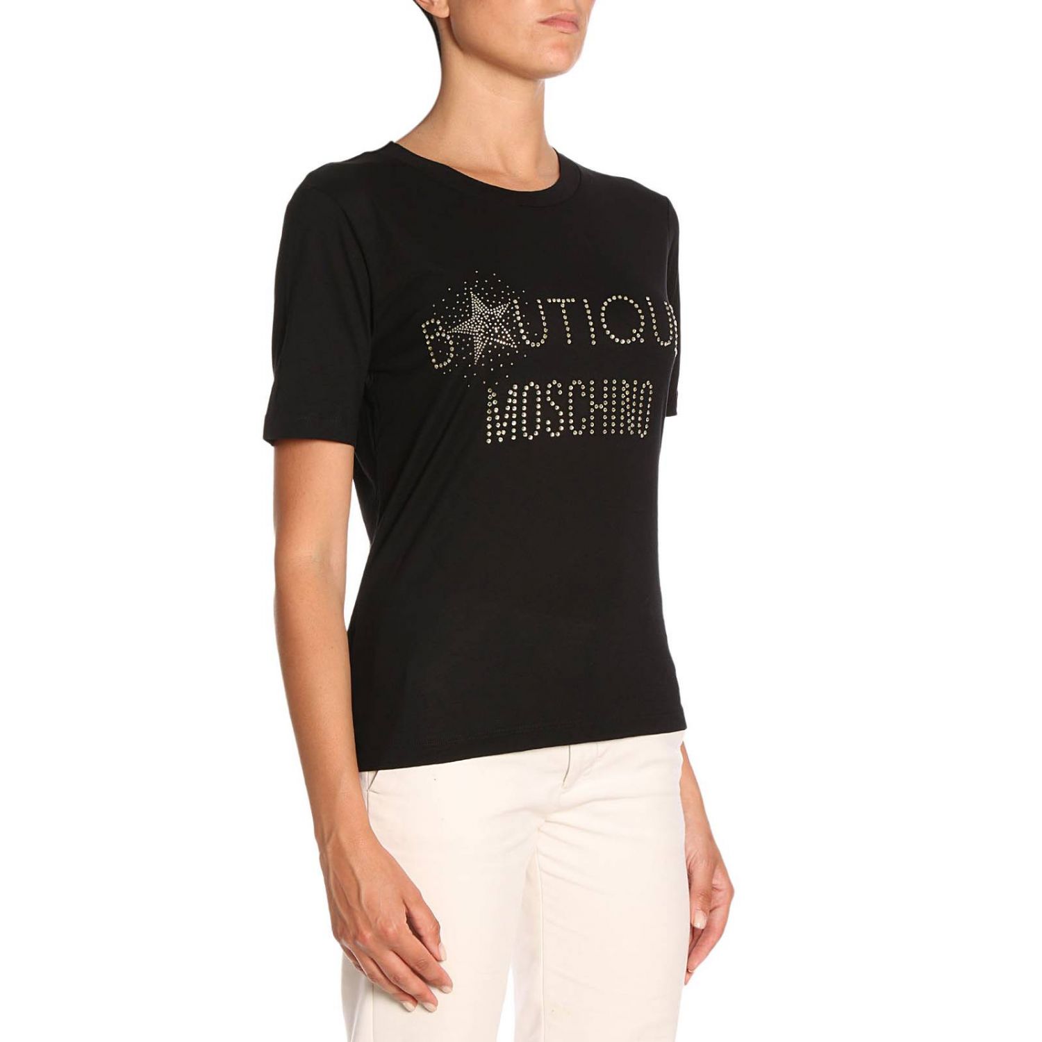 Boutique Moschino Outlet: T-shirt women - Black | T-Shirt Boutique ...