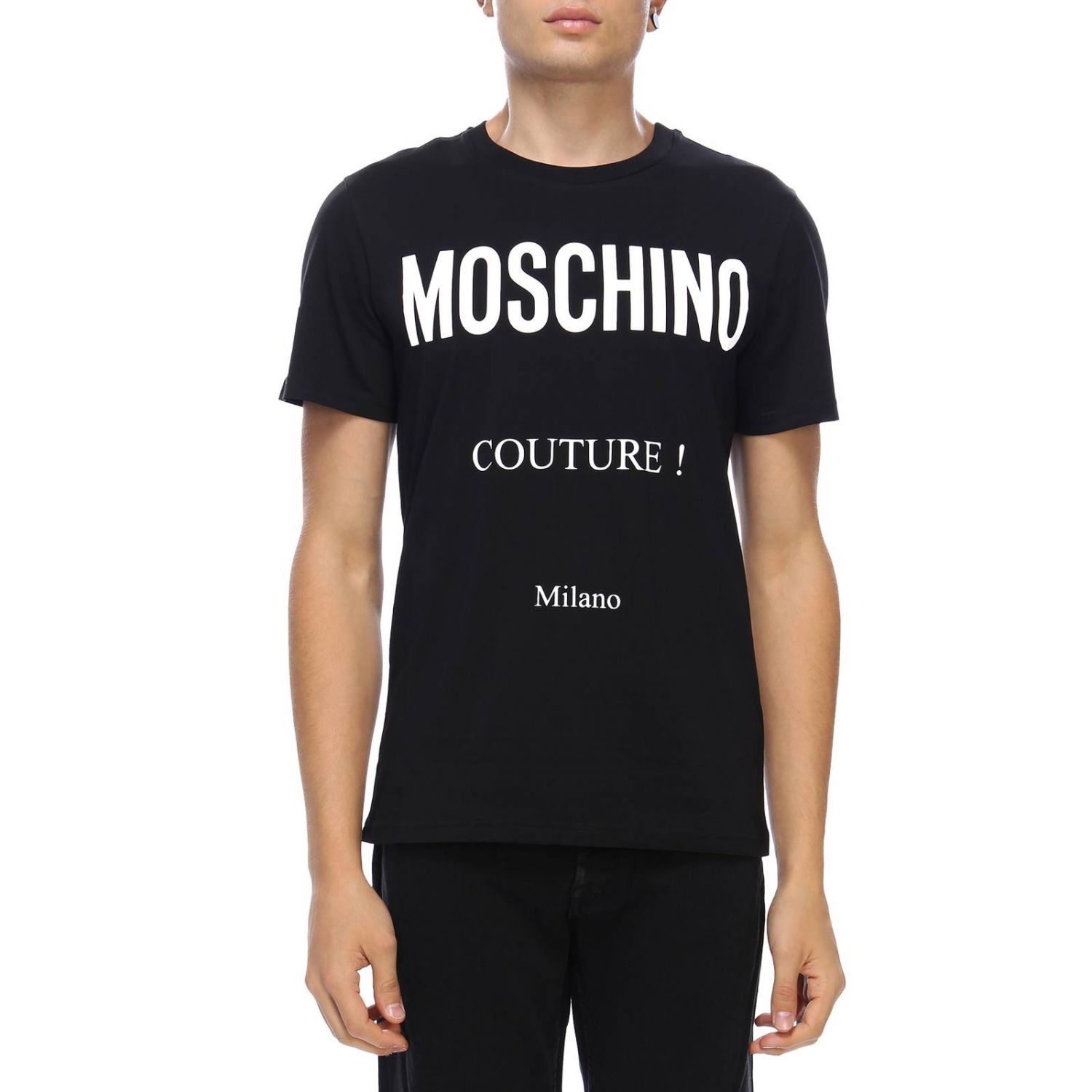 MOSCHINO COUTURE: T-shirt men | T-Shirt Moschino Couture Men Black | T ...