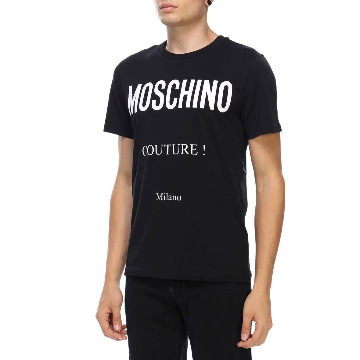 MOSCHINO COUTURE: T-shirt men | T-Shirt Moschino Couture Men Black | T ...