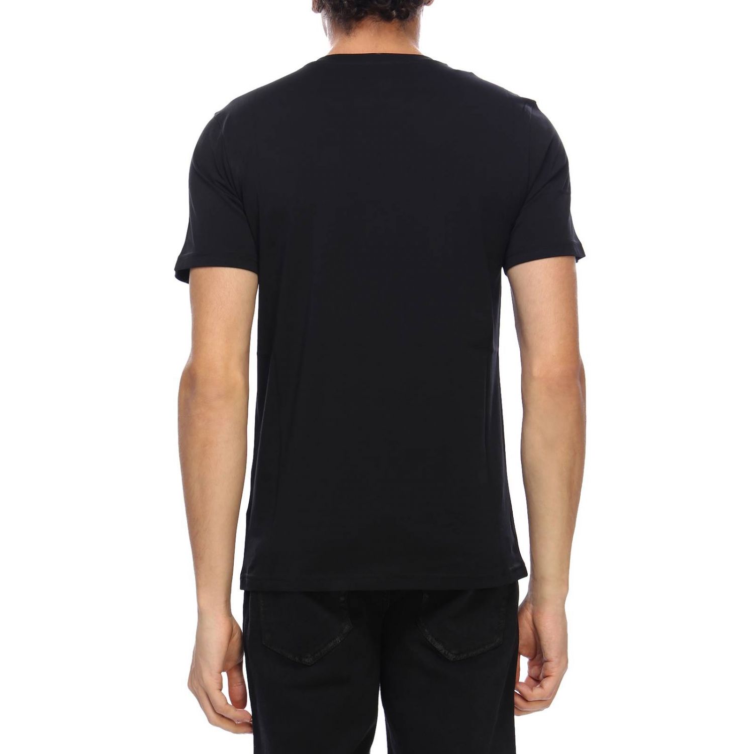 MOSCHINO COUTURE: T-shirt men - Black | T-Shirt Moschino Couture 0707 ...
