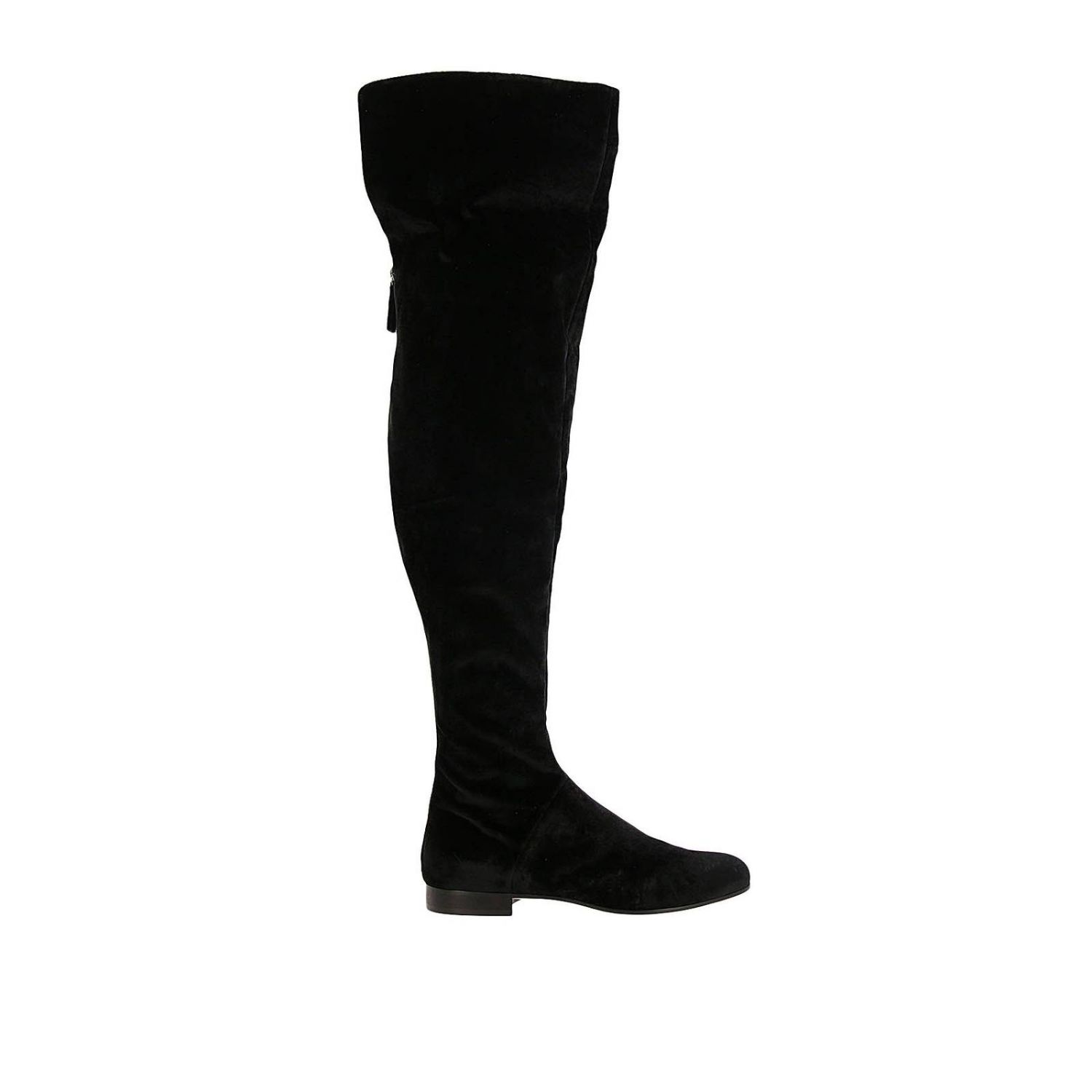 Botas de Alberta Ferretti de color Negro Mujer Zapatos de Botas de Botas de caña alta 