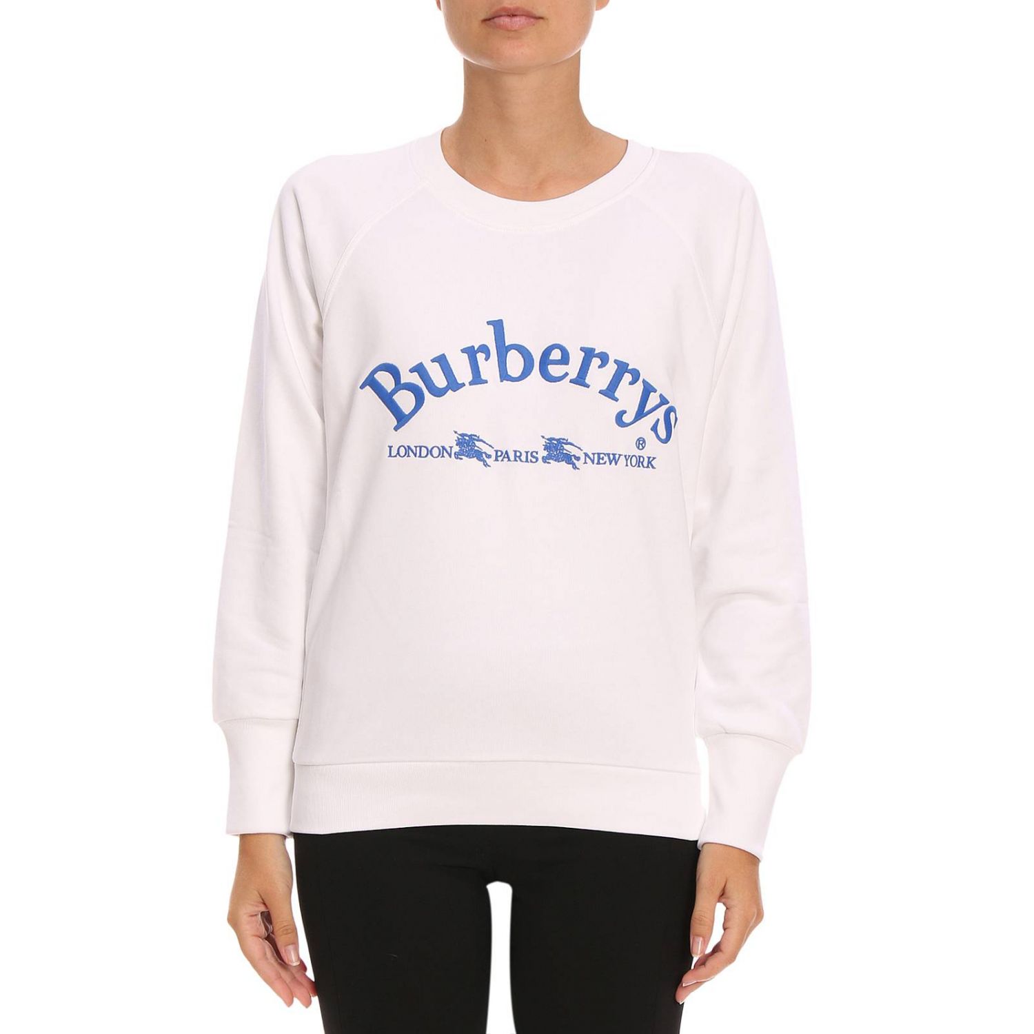 white burberry sweater