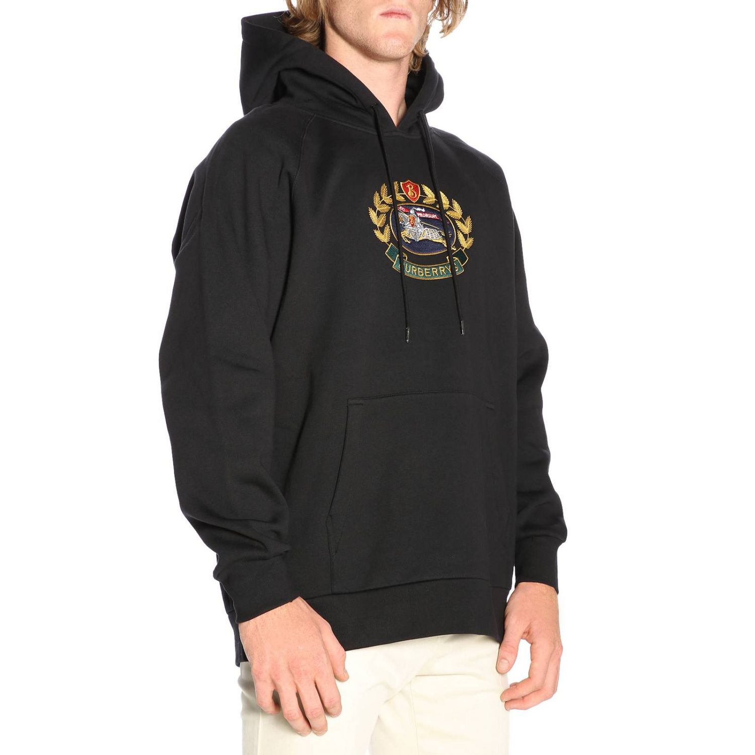 Burberry Outlet: Sweater men | Sweatshirt Burberry Men Black ...