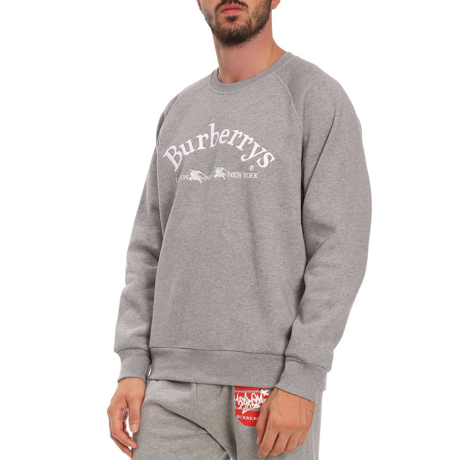 burberry grey jumper