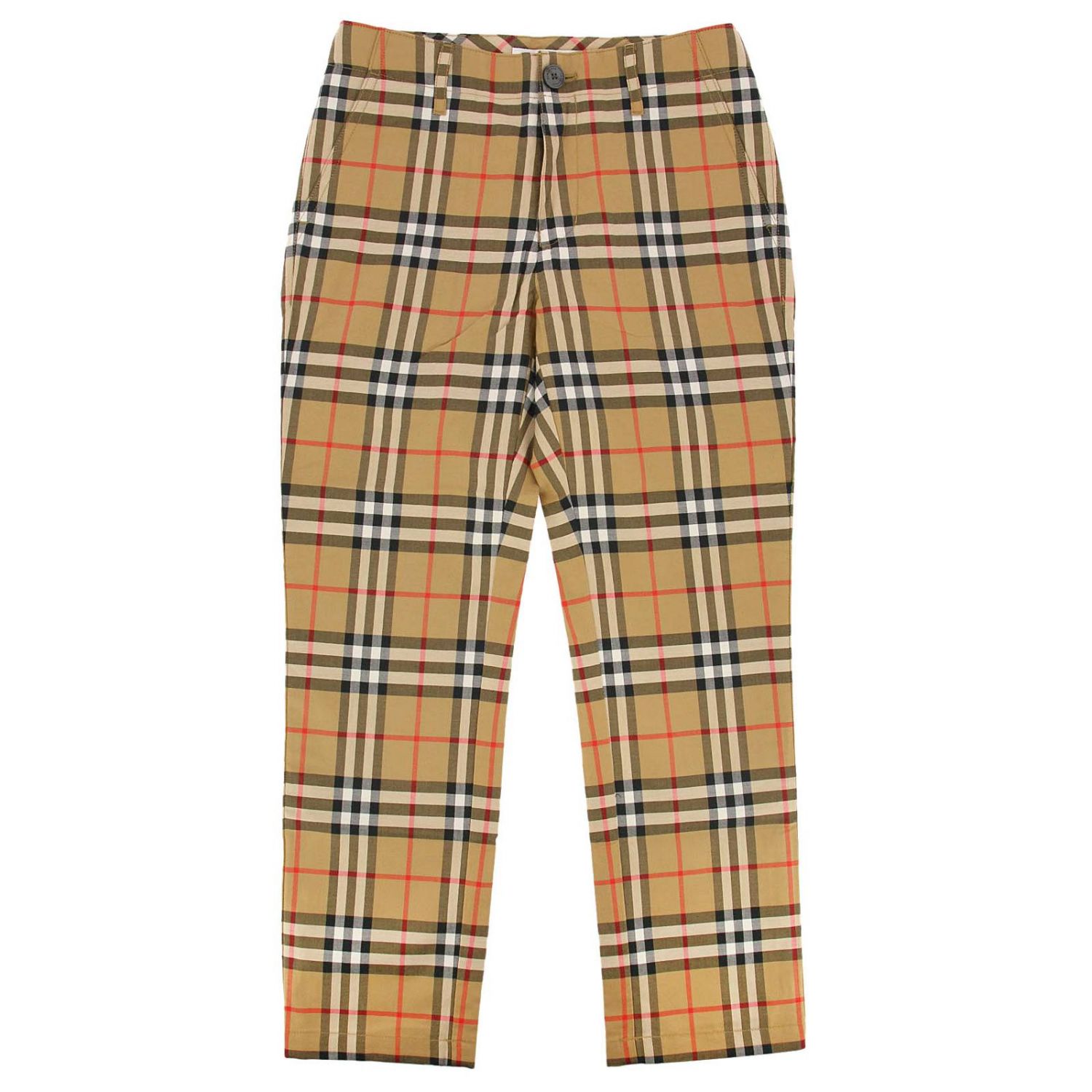 Burberry Outlet: Pants kids - Beige | Pants Burberry 8001550 GIGLIO.COM
