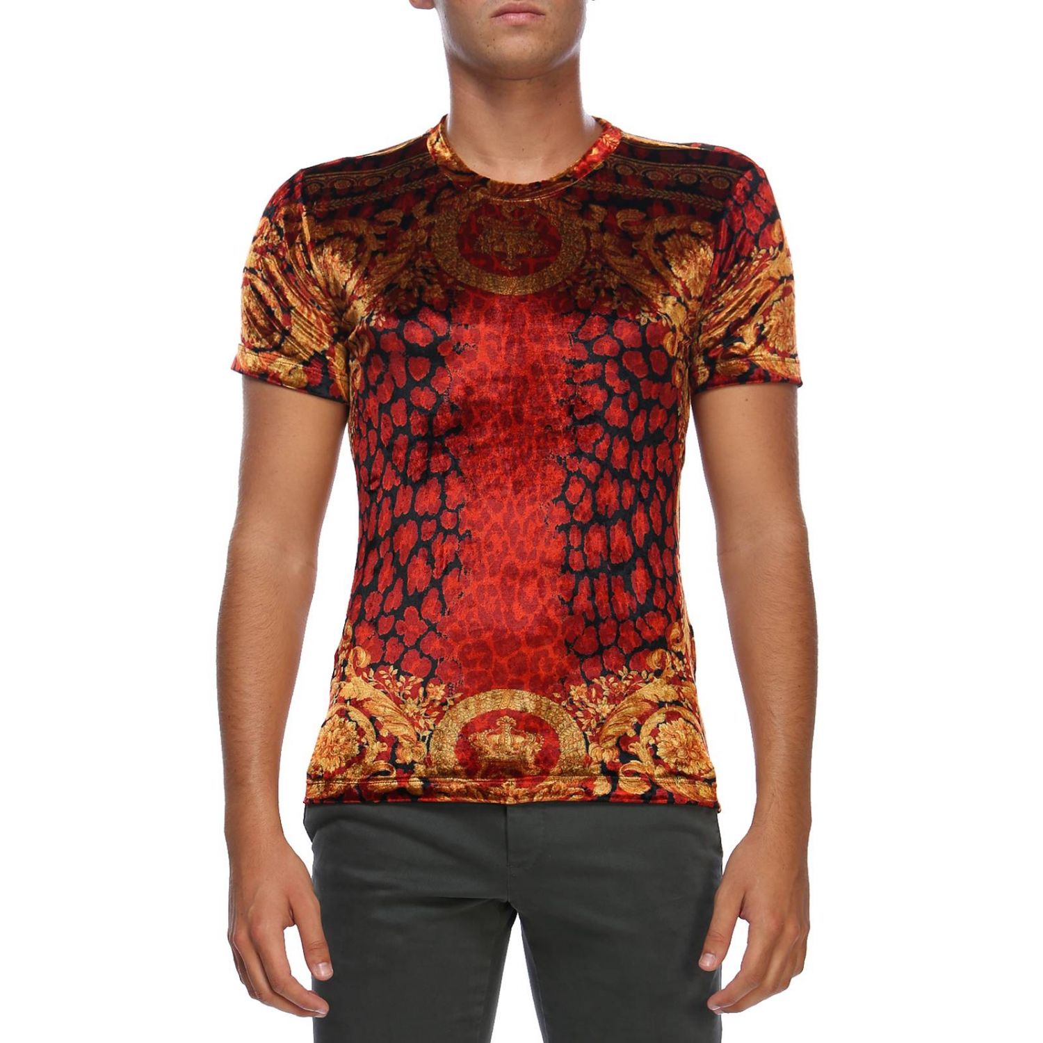 versace velvet shirt