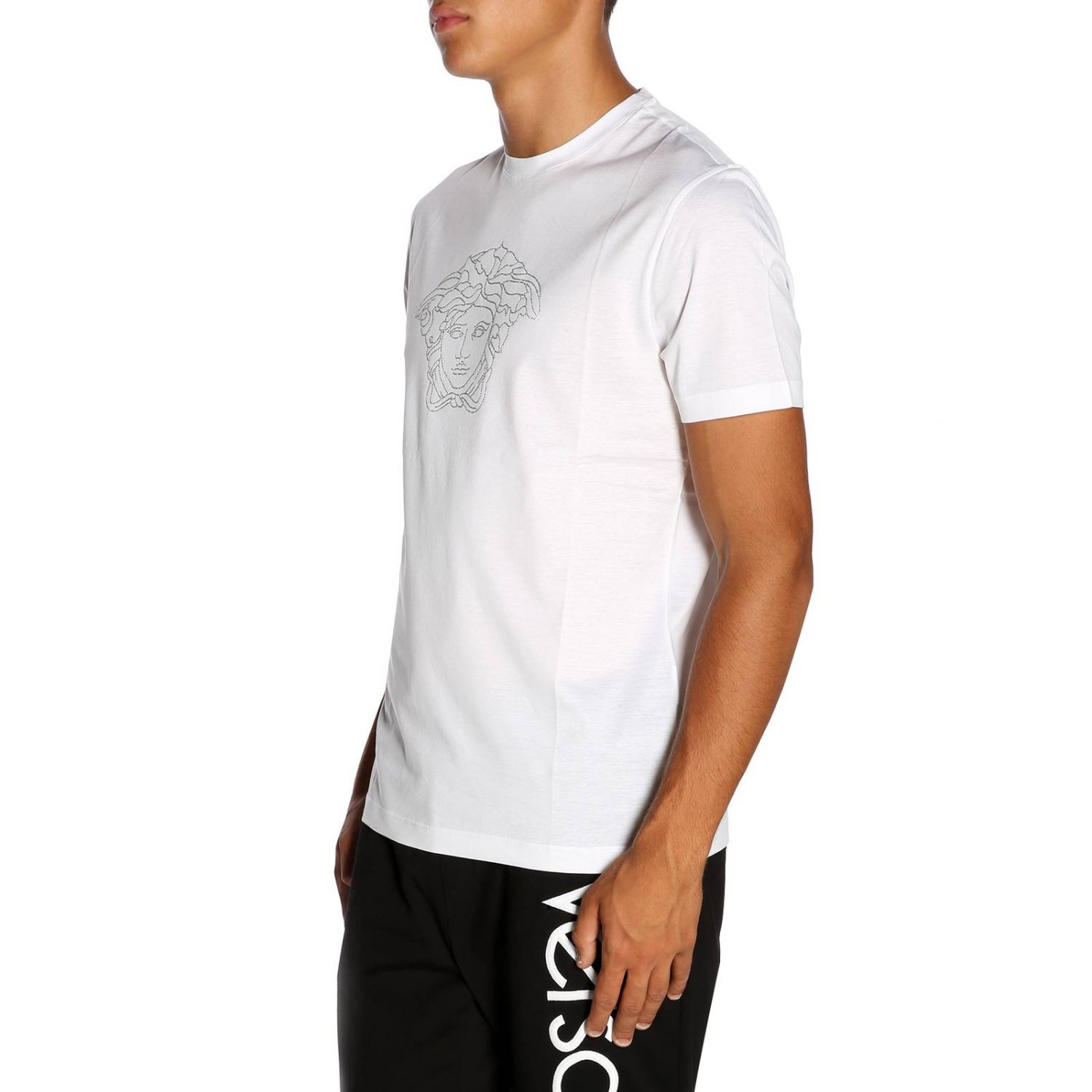Versace Outlet: T-shirt men | T-Shirt Versace Men White | T-Shirt ...