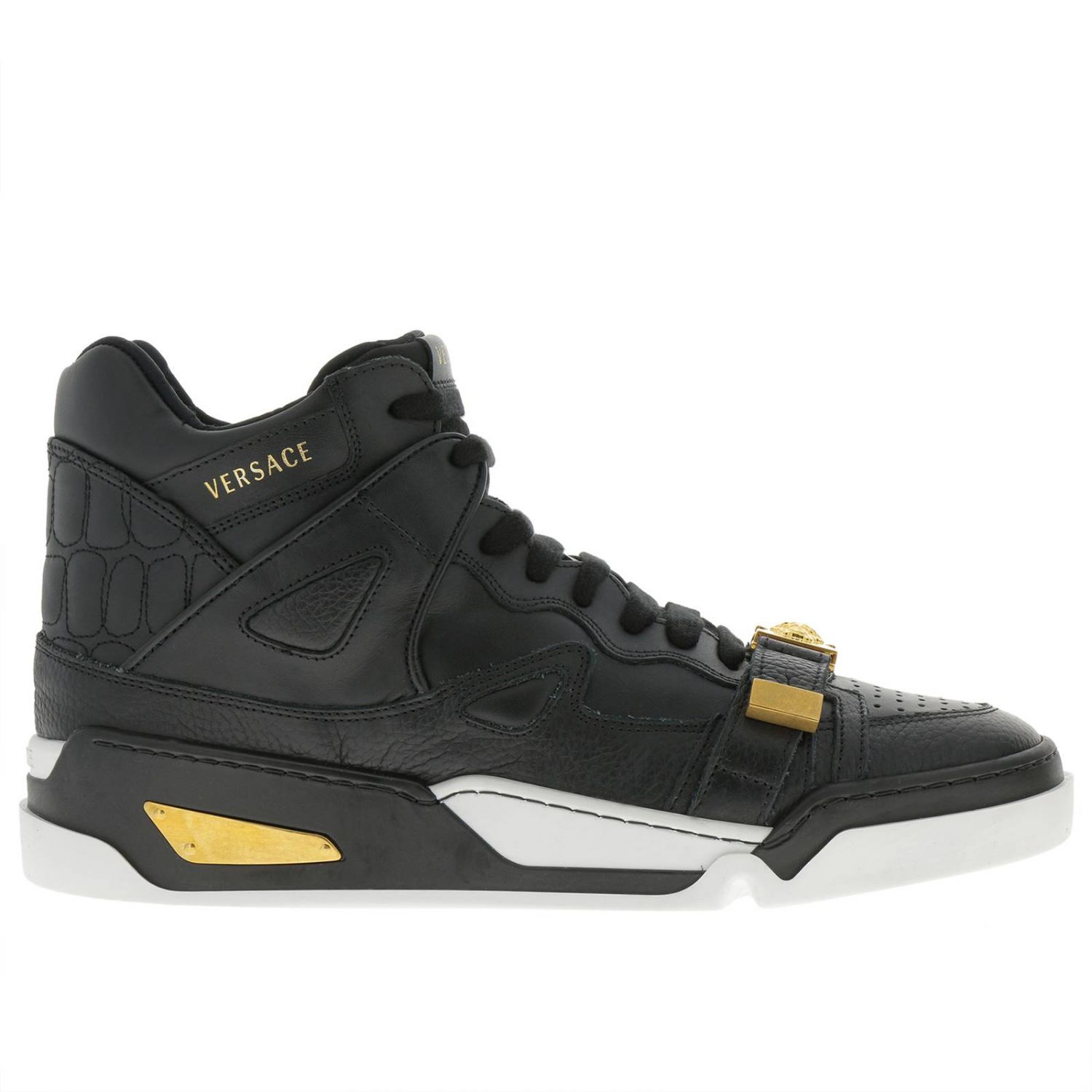 Versace Outlet Zapatos hombre Zapatillas Versace Hombre Negro