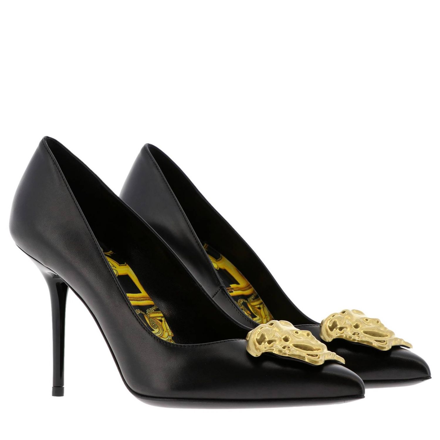 Versace Outlet: Shoes women - Black | Pumps Versace DSL963N DVT2PB ...