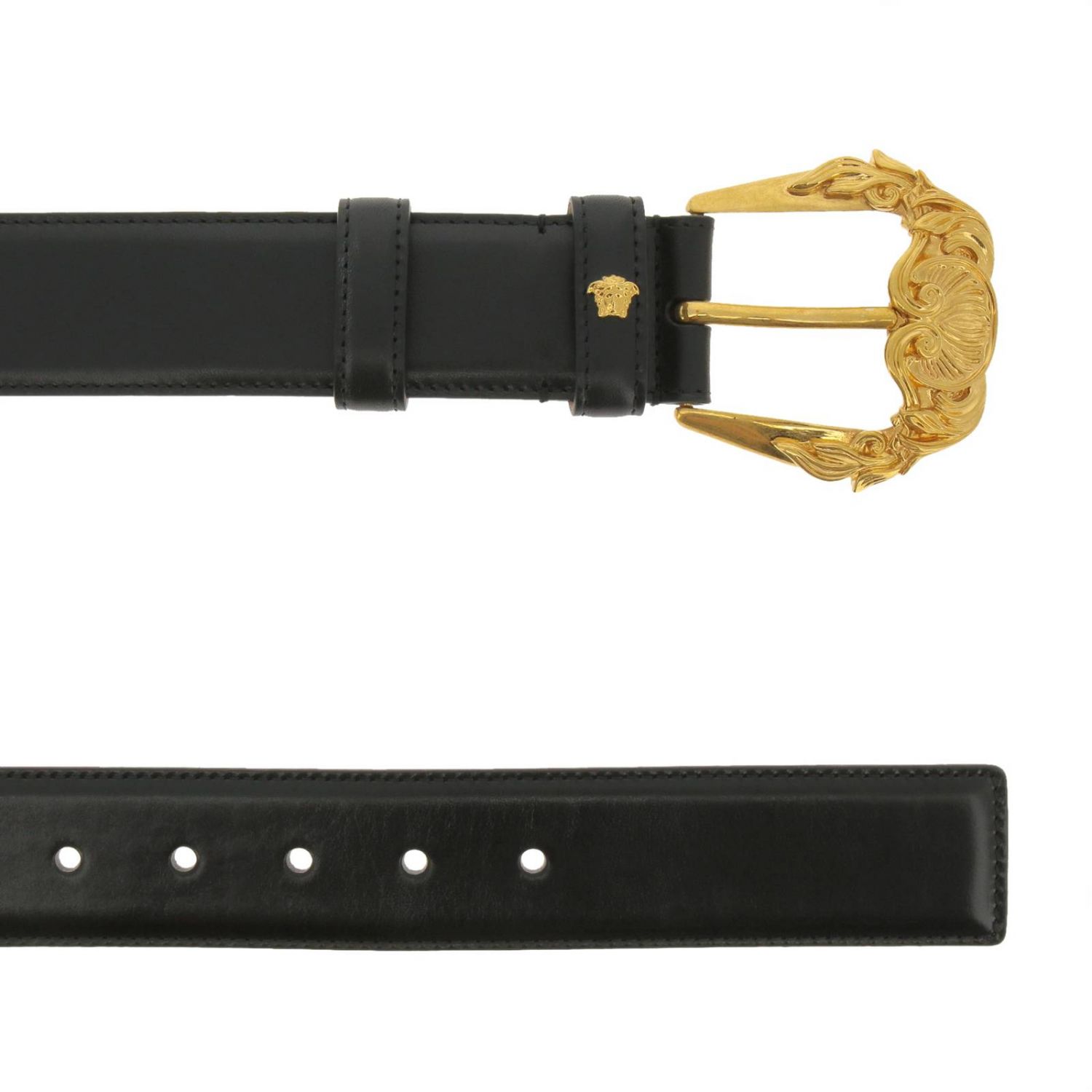 Versace Outlet: Belt women - Black | Belt Versace DCDG654 DV6T GIGLIO.COM