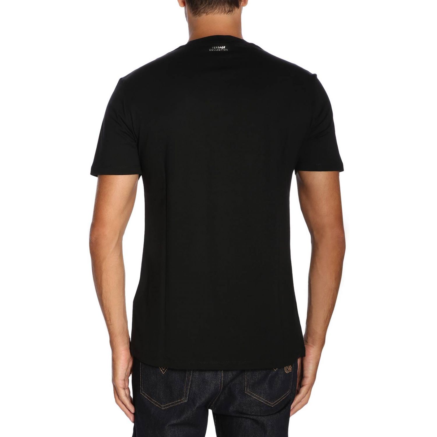 Versace Collection Outlet: T-shirt men - Black | T-Shirt Versace ...