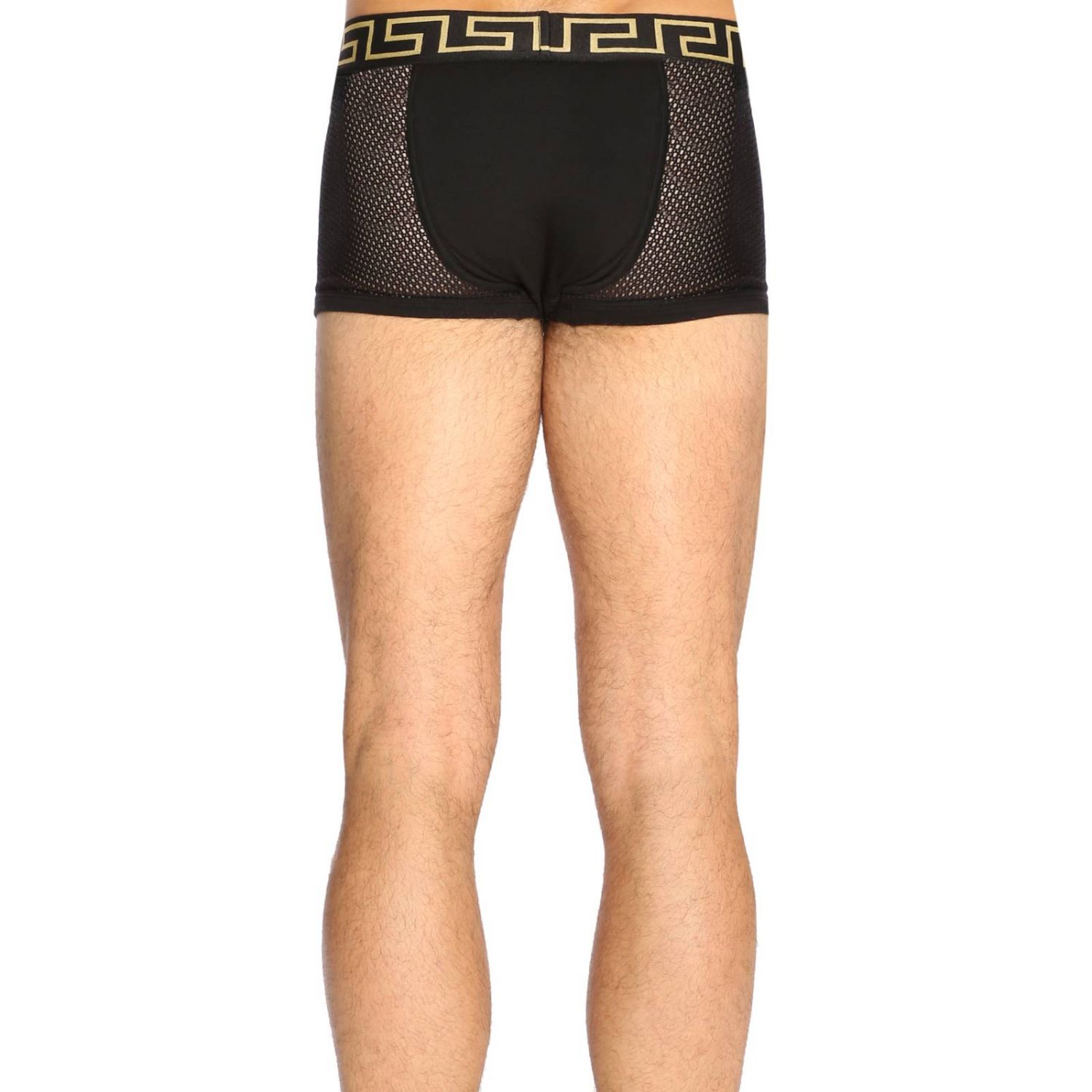 versace fishnet underwear