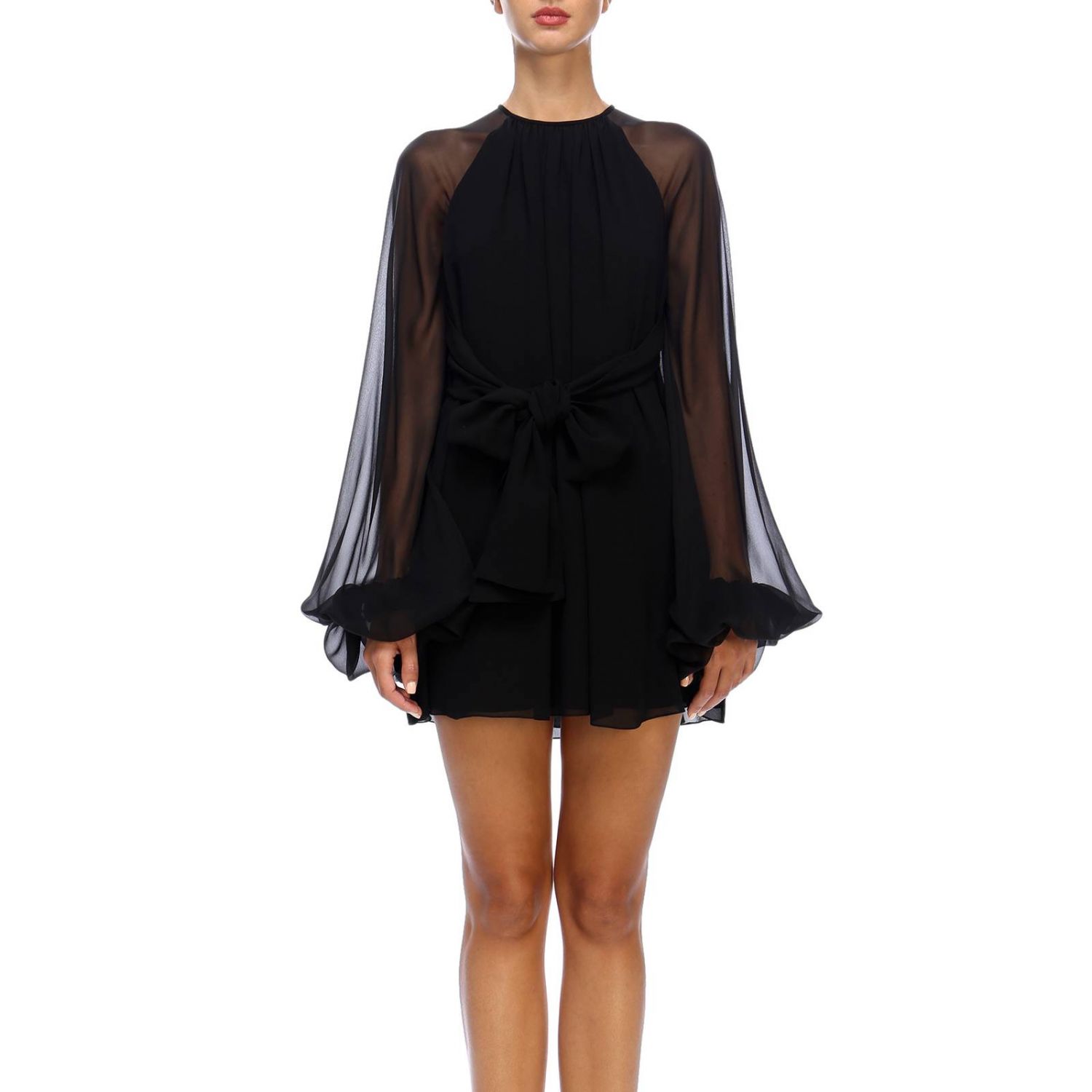 SAINT LAURENT: Dress women | Dress Saint Laurent Women Black | Dress