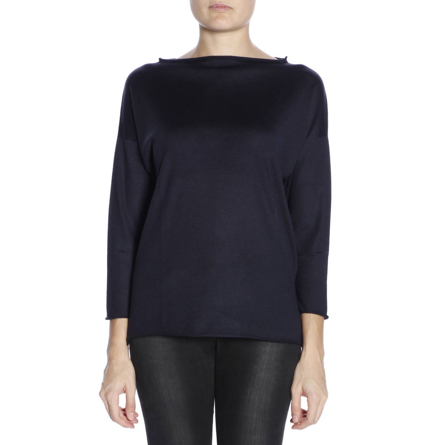 Cruciani Outlet: Sweater women - Blue | Sweater Cruciani CD21.140 ...