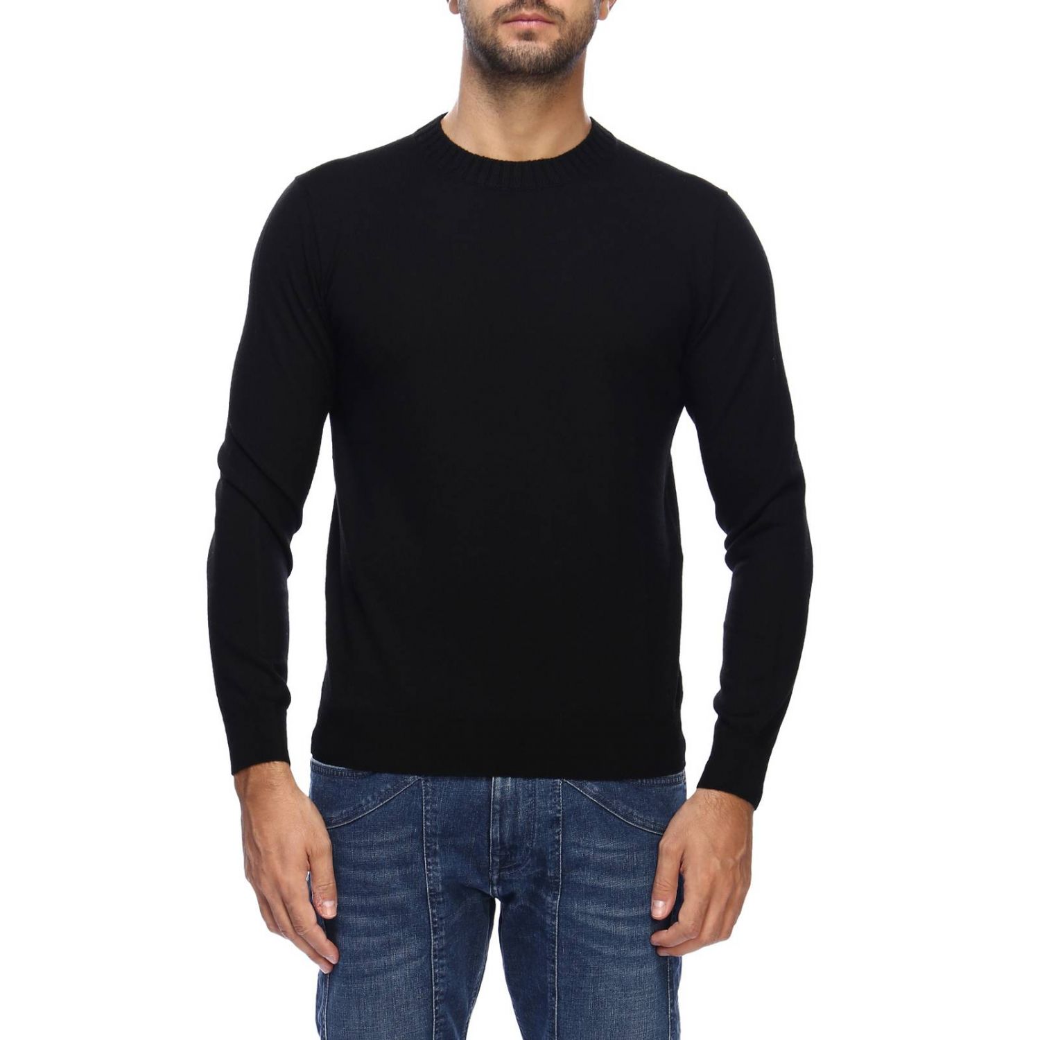 Cruciani Outlet: Sweater men | Sweater Cruciani Men Black | Sweater ...