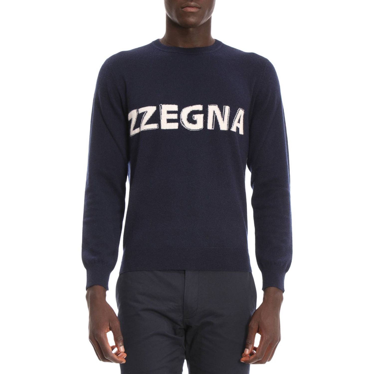 Z Zegna Outlet: Sweater men | Sweater Z Zegna Men Blue | Sweater Z ...