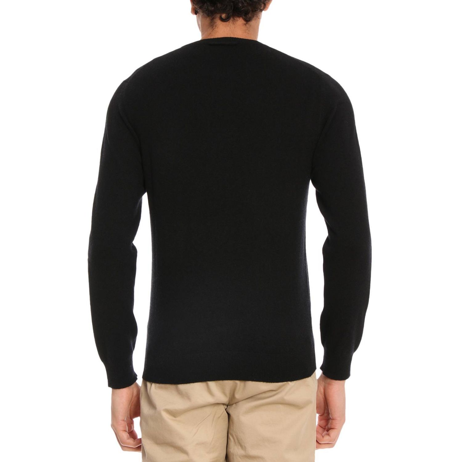 Z Zegna Outlet: Jumper men - Black | Jumper Z Zegna ZZ110 VRH10 GIGLIO.COM